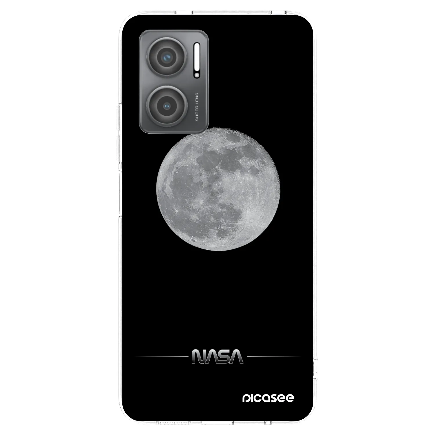 Picasee átlátszó szilikon tok az alábbi mobiltelefonokra Xiaomi Redmi 10 5G - Moon Minimal