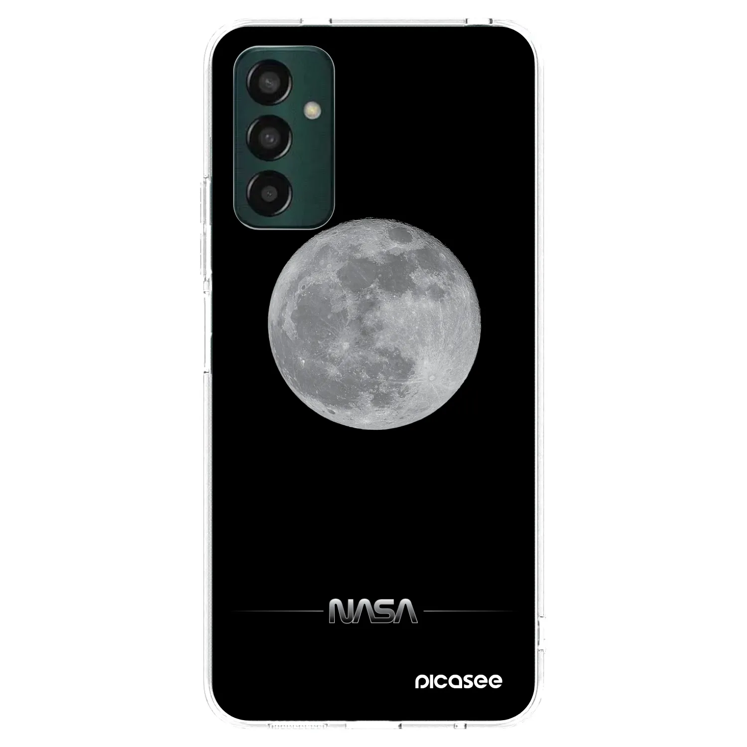 Picasee átlátszó szilikon tok az alábbi mobiltelefonokra Samsung Galaxy M23 5G - Moon Minimal
