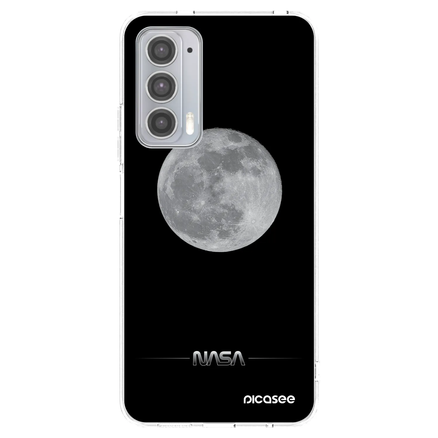 Picasee átlátszó szilikon tok az alábbi mobiltelefonokra Motorola Edge 20 - Moon Minimal