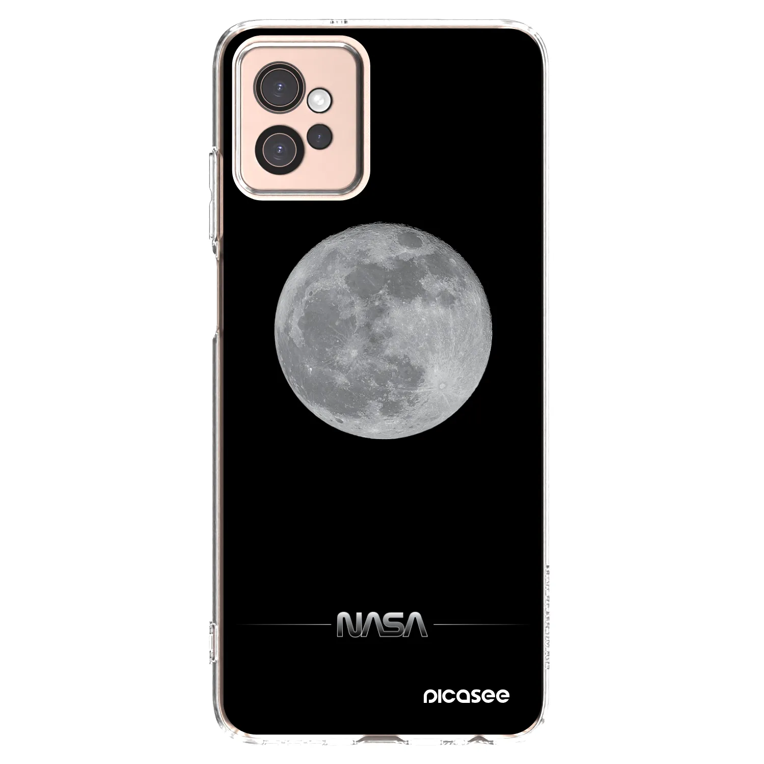 Picasee átlátszó szilikon tok az alábbi mobiltelefonokra Motorola Moto G32 - Moon Minimal