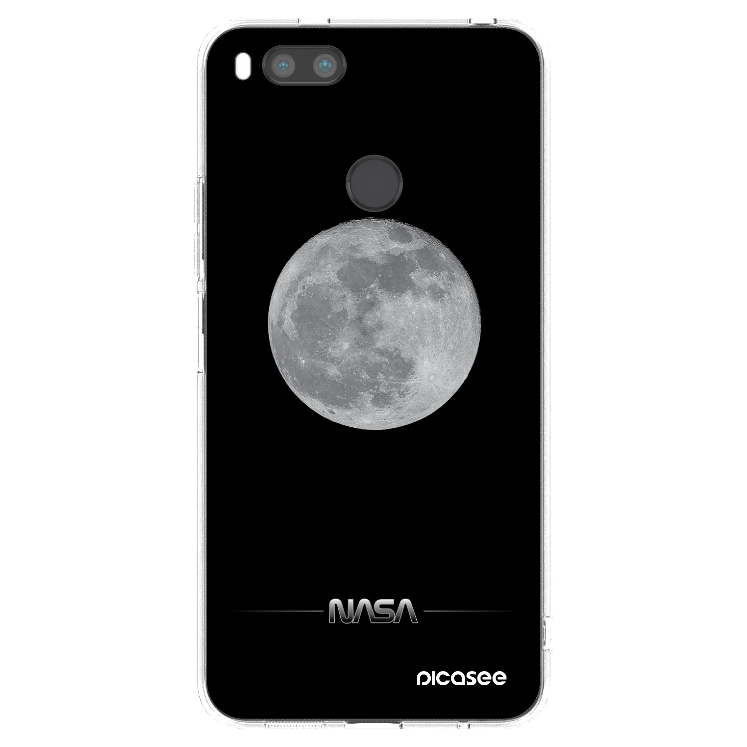 Picasee átlátszó szilikon tok az alábbi mobiltelefonokra Xiaomi Redmi A1 - Moon Minimal