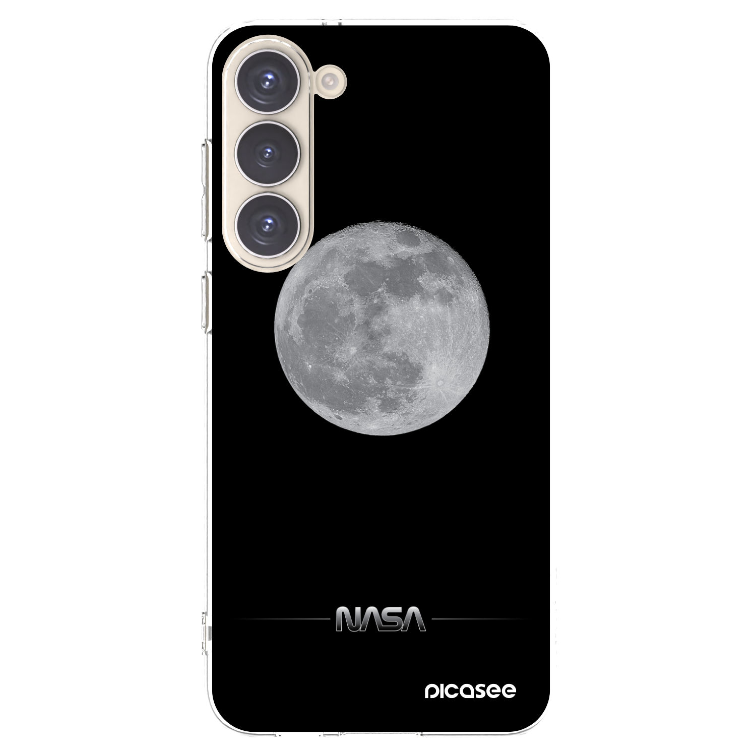 Picasee átlátszó szilikon tok az alábbi mobiltelefonokra Samsung Galaxy S23+ 5G - Moon Minimal