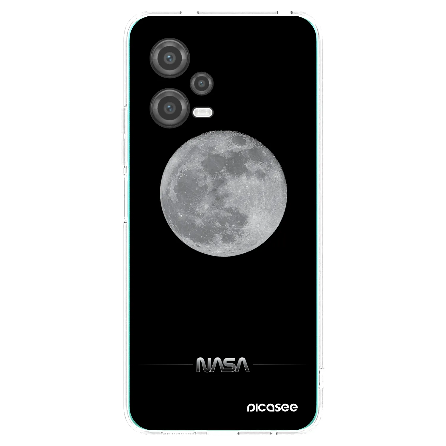 Picasee átlátszó szilikon tok az alábbi mobiltelefonokra Xiaomi Poco X5 - Moon Minimal