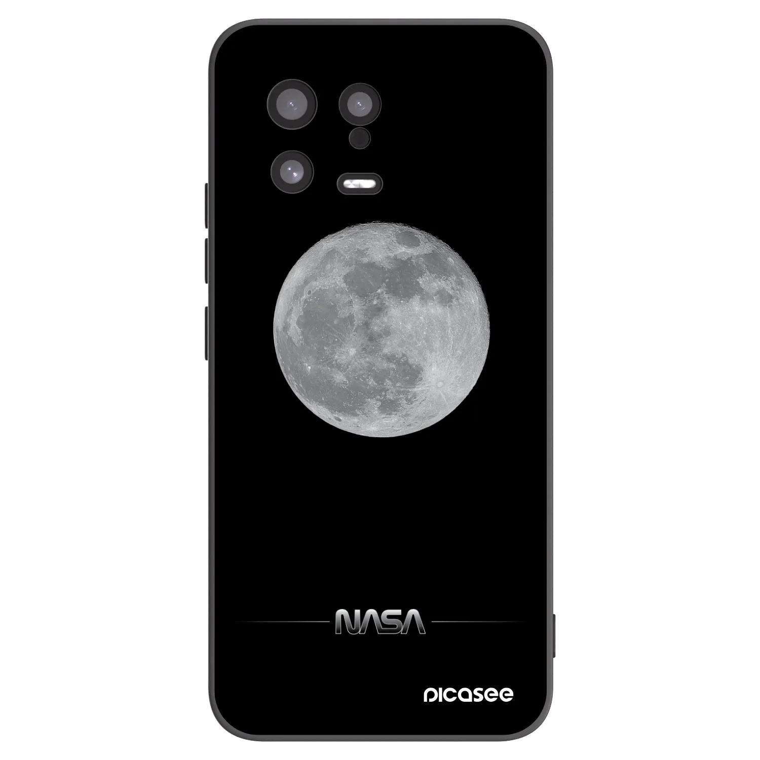 Picasee fekete szilikon tok az alábbi mobiltelefonokra Xiaomi 13 - Moon Minimal