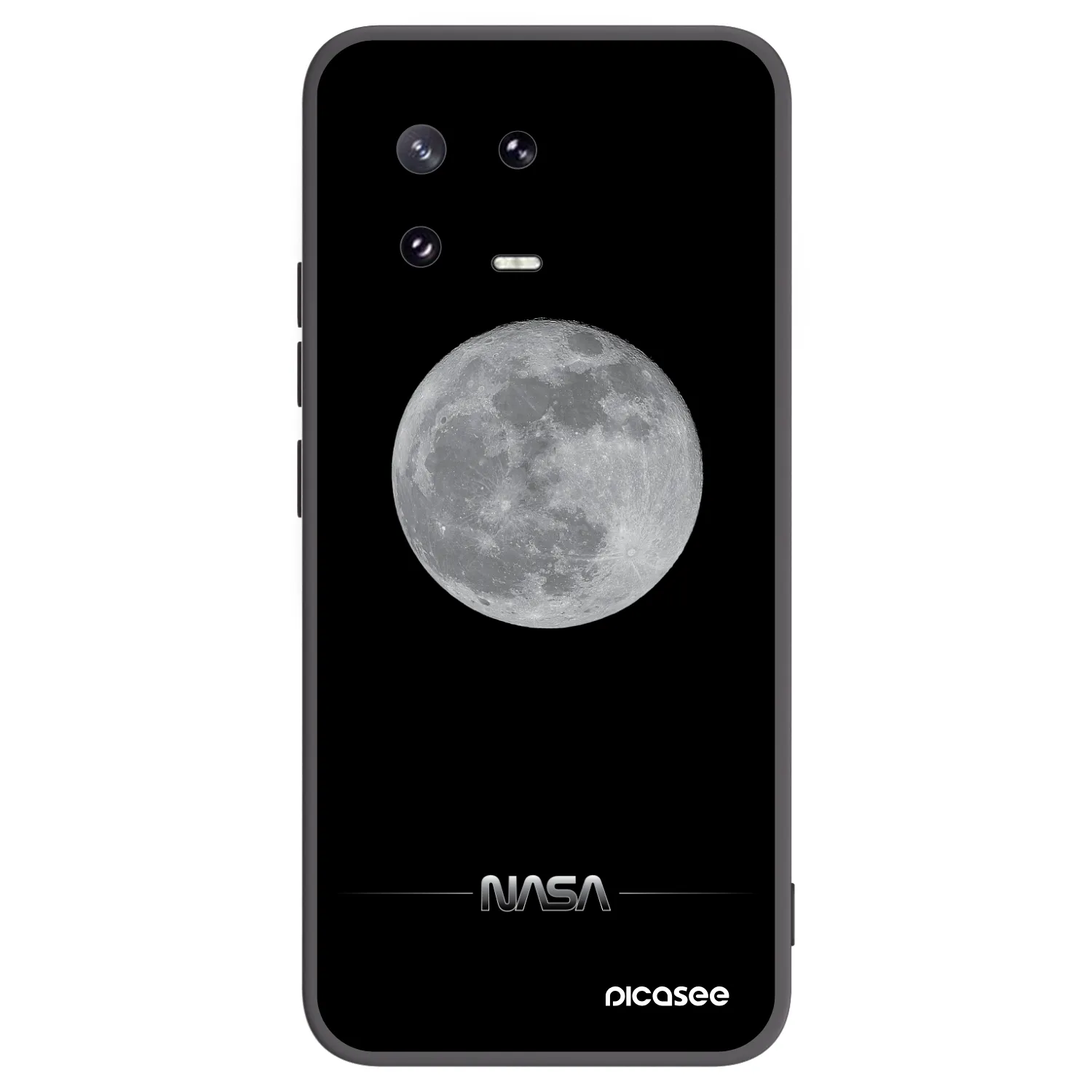 Picasee fekete szilikon tok az alábbi mobiltelefonokra Xiaomi 13 Pro - Moon Minimal