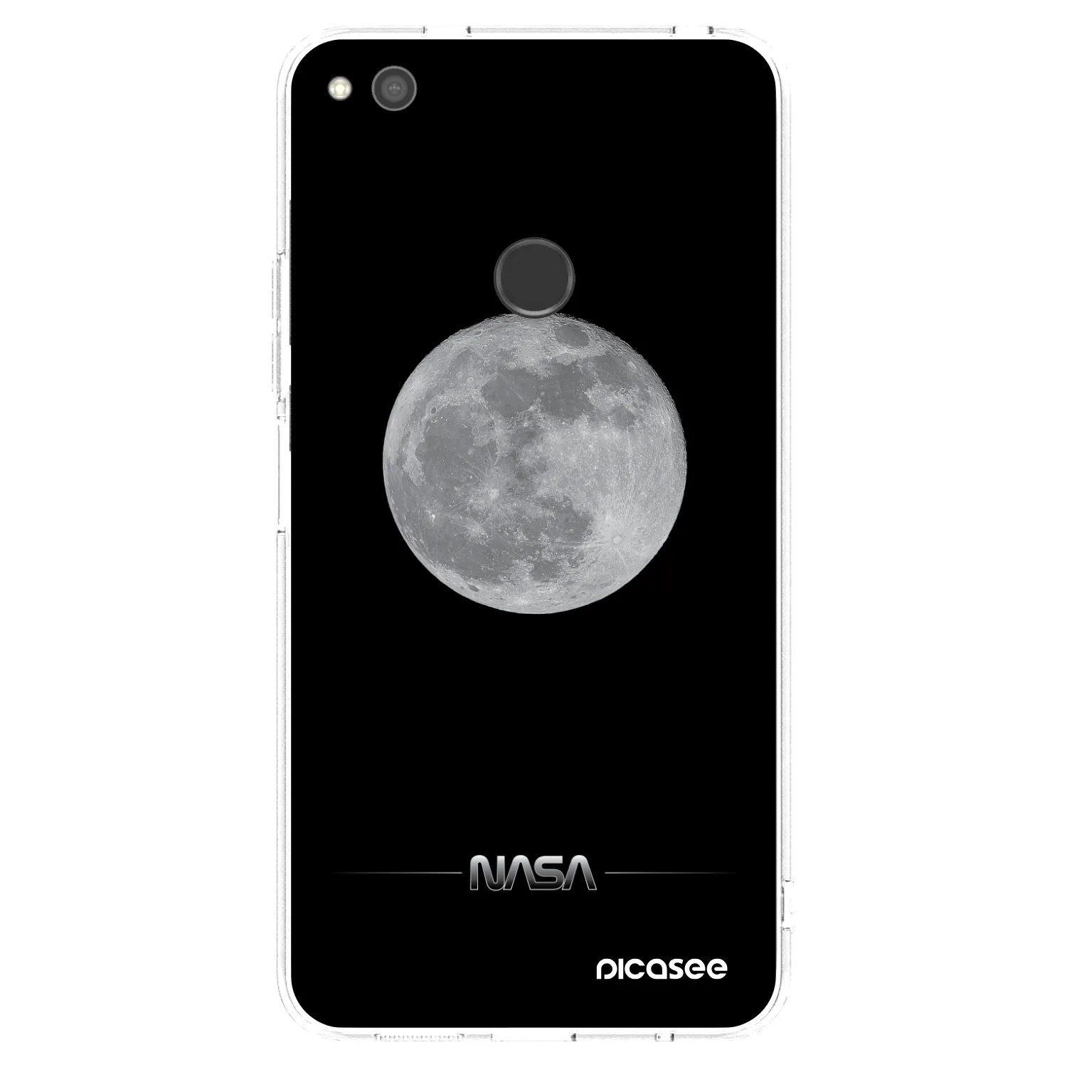 Picasee átlátszó szilikon tok az alábbi mobiltelefonokra Huawei P9 Lite 2017 - Moon Minimal