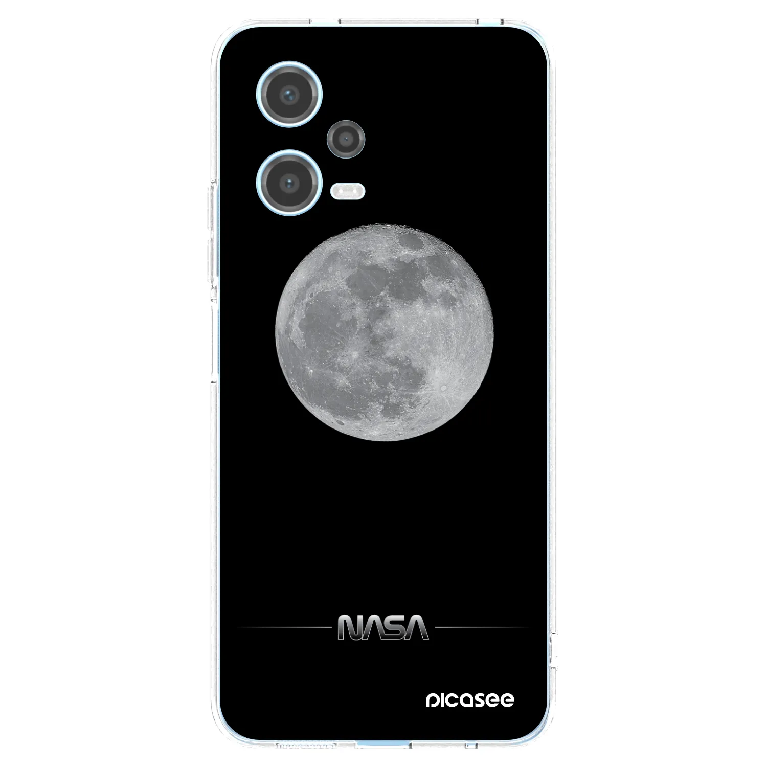 Picasee átlátszó szilikon tok az alábbi mobiltelefonokra Xiaomi Redmi Note 12 5G - Moon Minimal