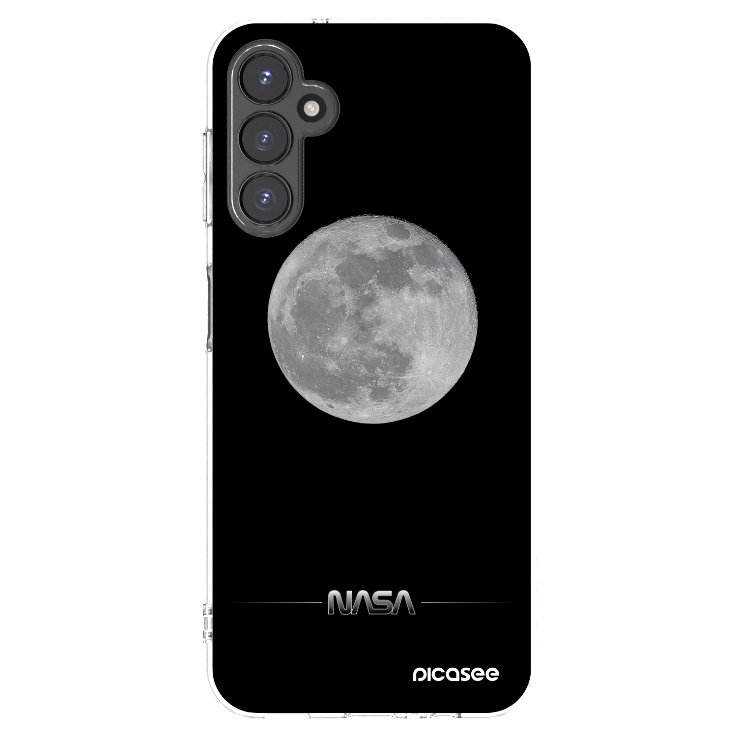 Picasee átlátszó szilikon tok az alábbi mobiltelefonokra Samsung Galaxy A14 5G A146P - Moon Minimal