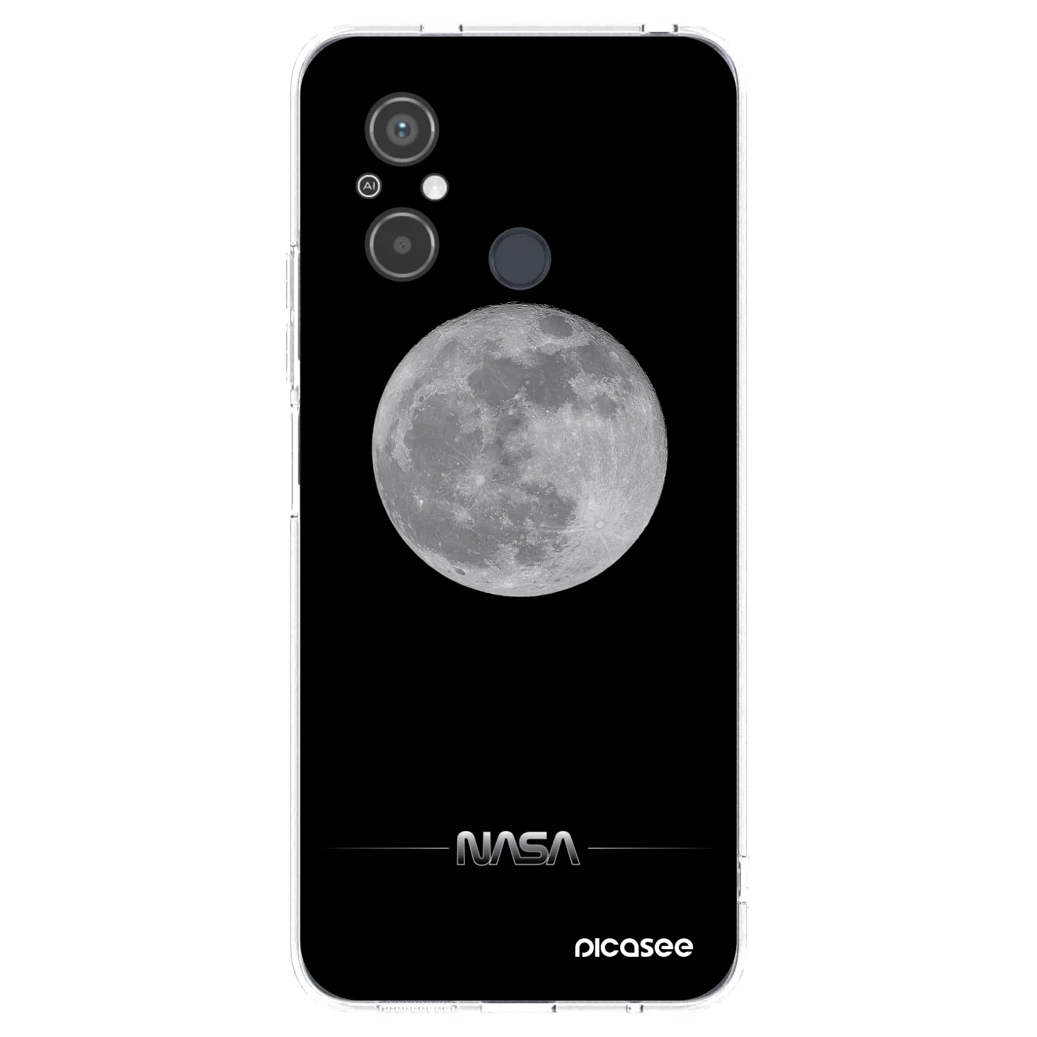 Picasee átlátszó szilikon tok az alábbi mobiltelefonokra Xiaomi Redmi 12C - Moon Minimal