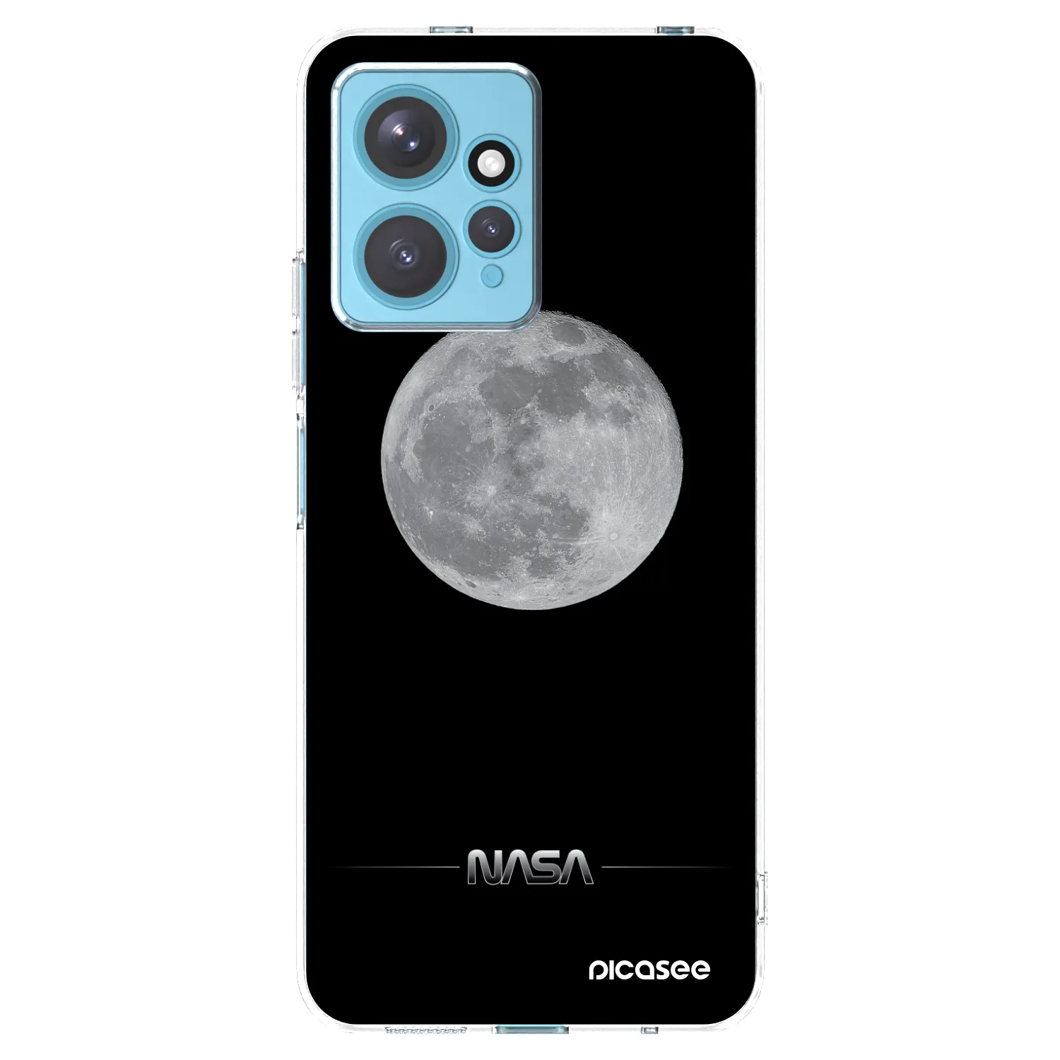 Picasee átlátszó szilikon tok az alábbi mobiltelefonokra Xiaomi Redmi Note 12 4G - Moon Minimal
