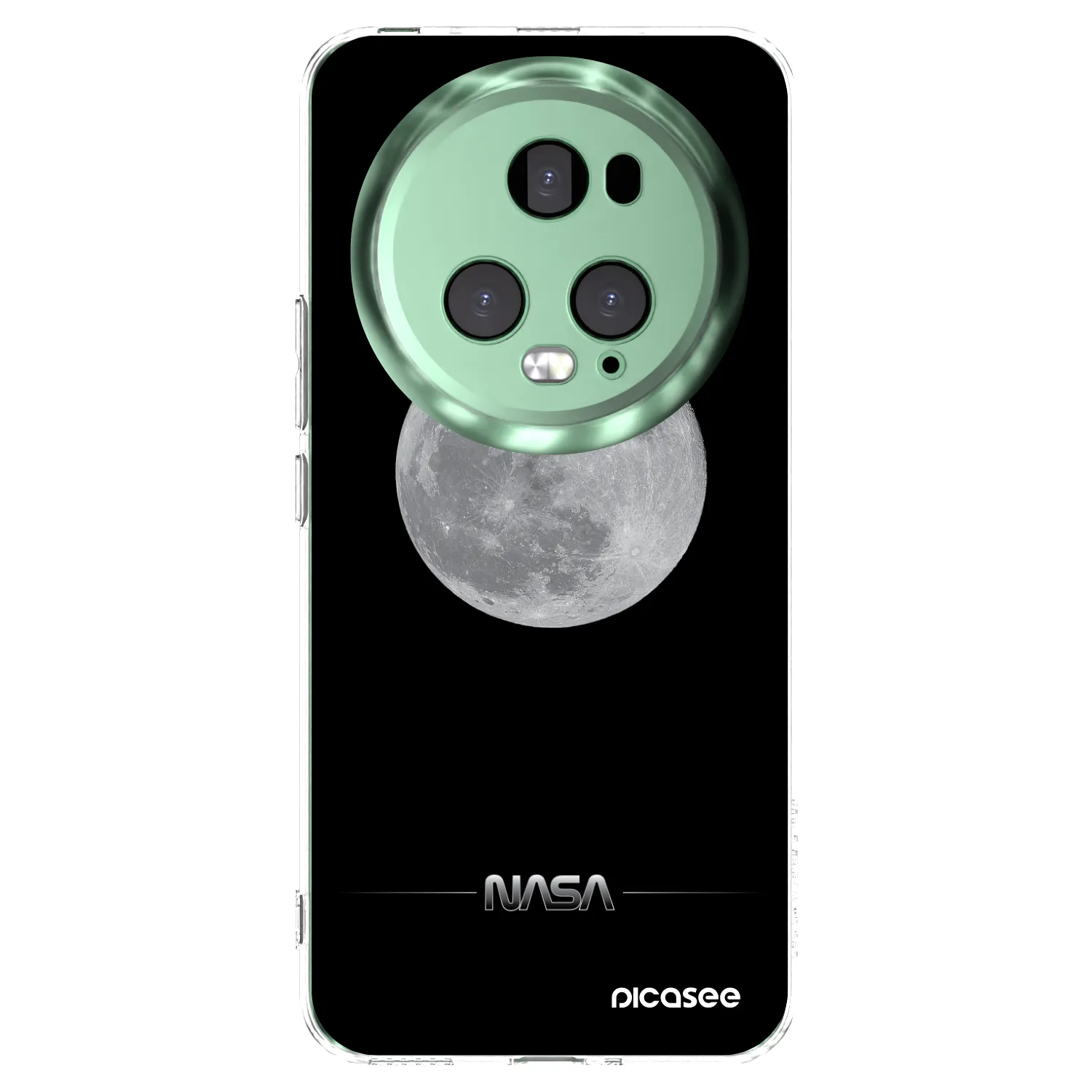 Picasee átlátszó szilikon tok az alábbi mobiltelefonokra Honor Magic5 Pro - Moon Minimal