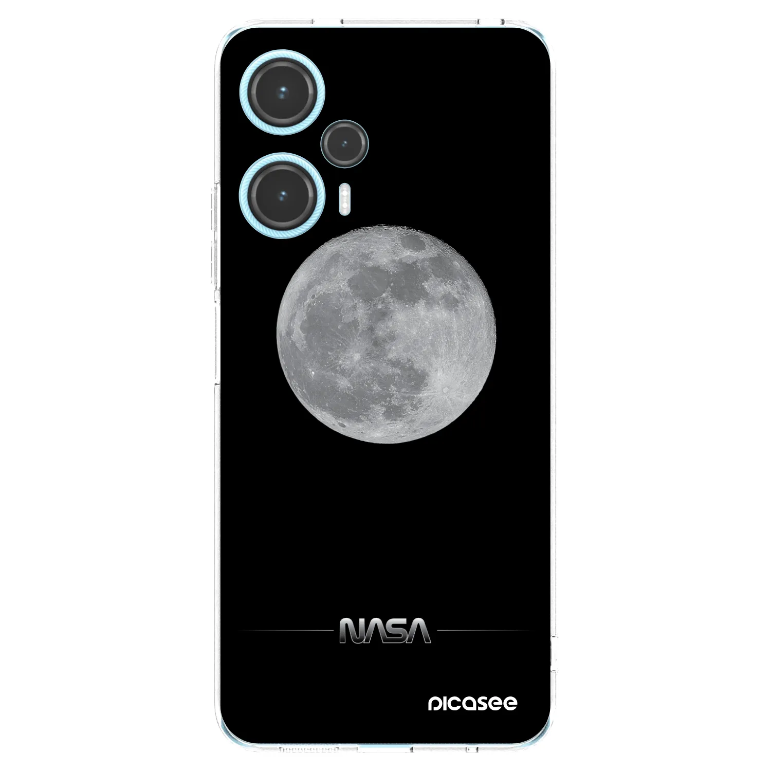 Picasee átlátszó szilikon tok az alábbi mobiltelefonokra Xiaomi Poco F5 - Moon Minimal