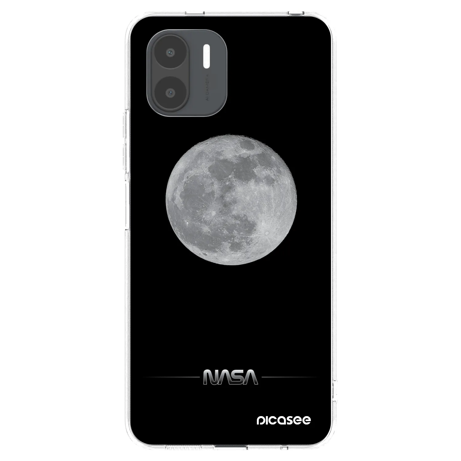 Picasee átlátszó szilikon tok az alábbi mobiltelefonokra Xiaomi Redmi A2 - Moon Minimal