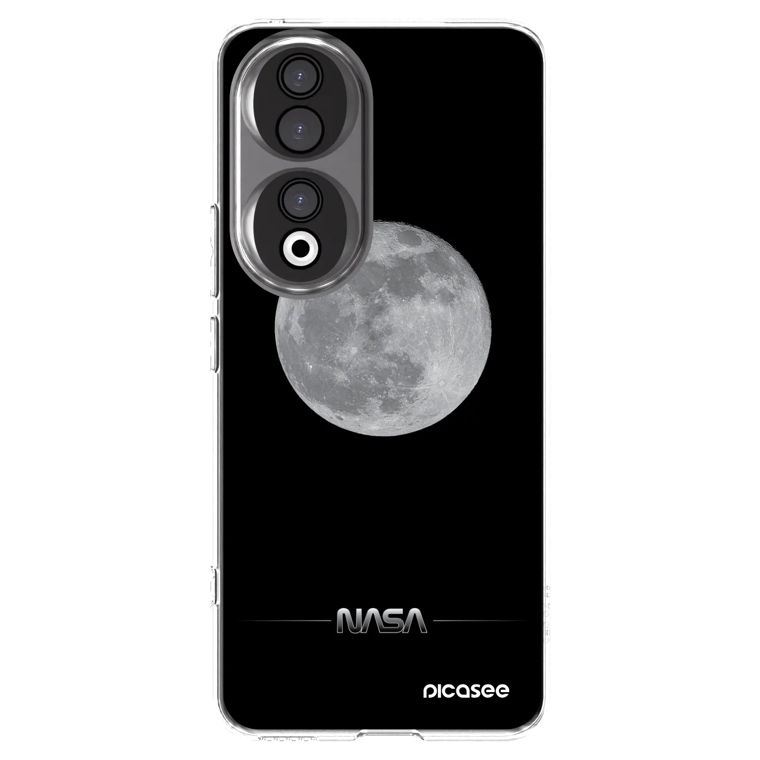 Picasee átlátszó szilikon tok az alábbi mobiltelefonokra Honor 90 5G - Moon Minimal