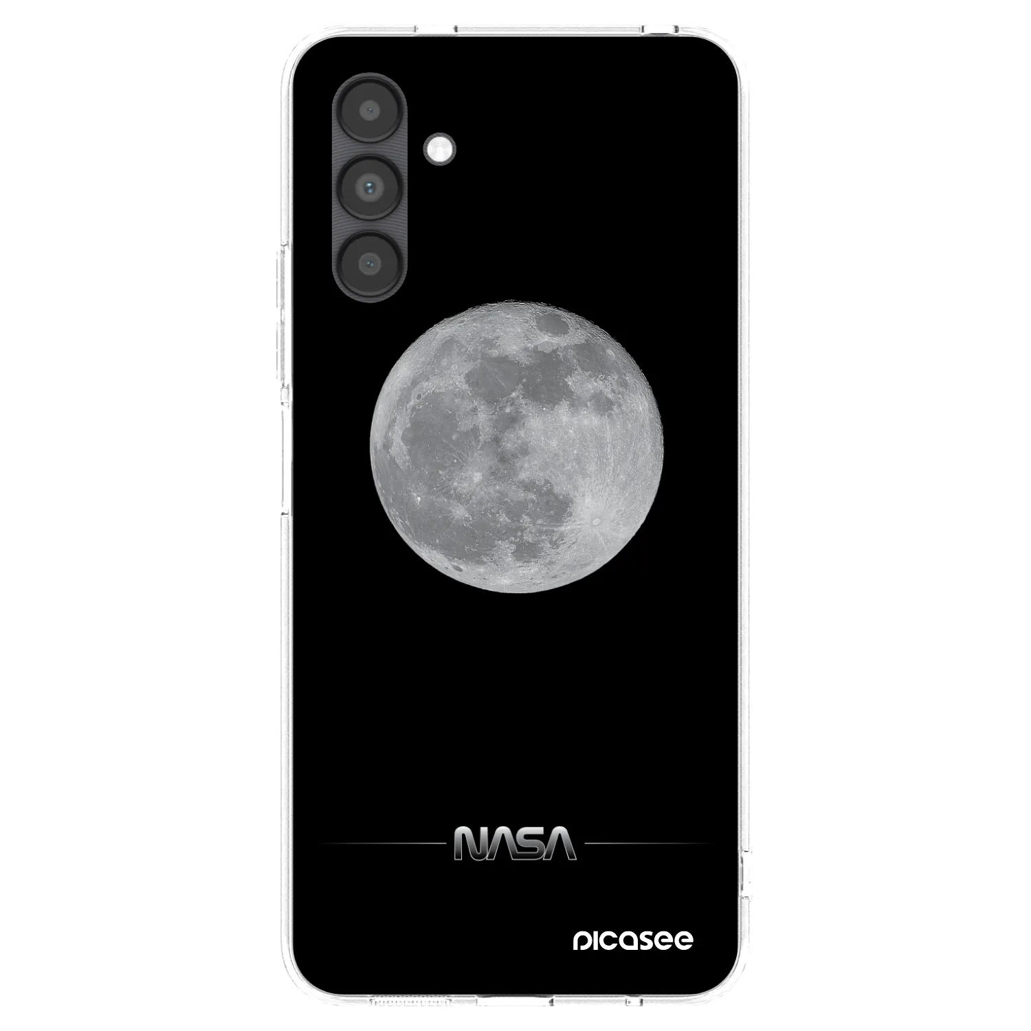 Picasee átlátszó szilikon tok az alábbi mobiltelefonokra Samsung Galaxy A04s A047F - Moon Minimal