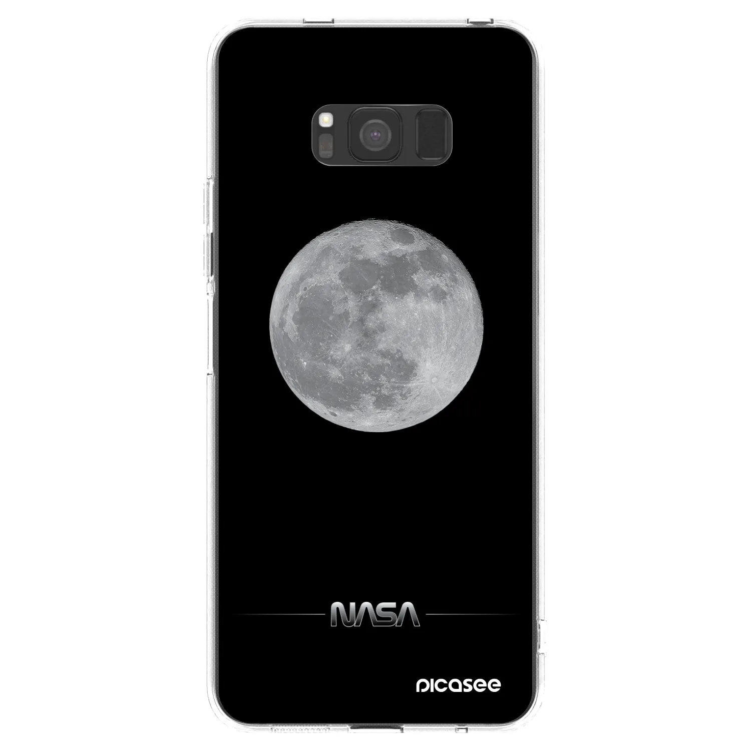 Picasee átlátszó szilikon tok az alábbi mobiltelefonokra Samsung Galaxy S8 G950F - Moon Minimal