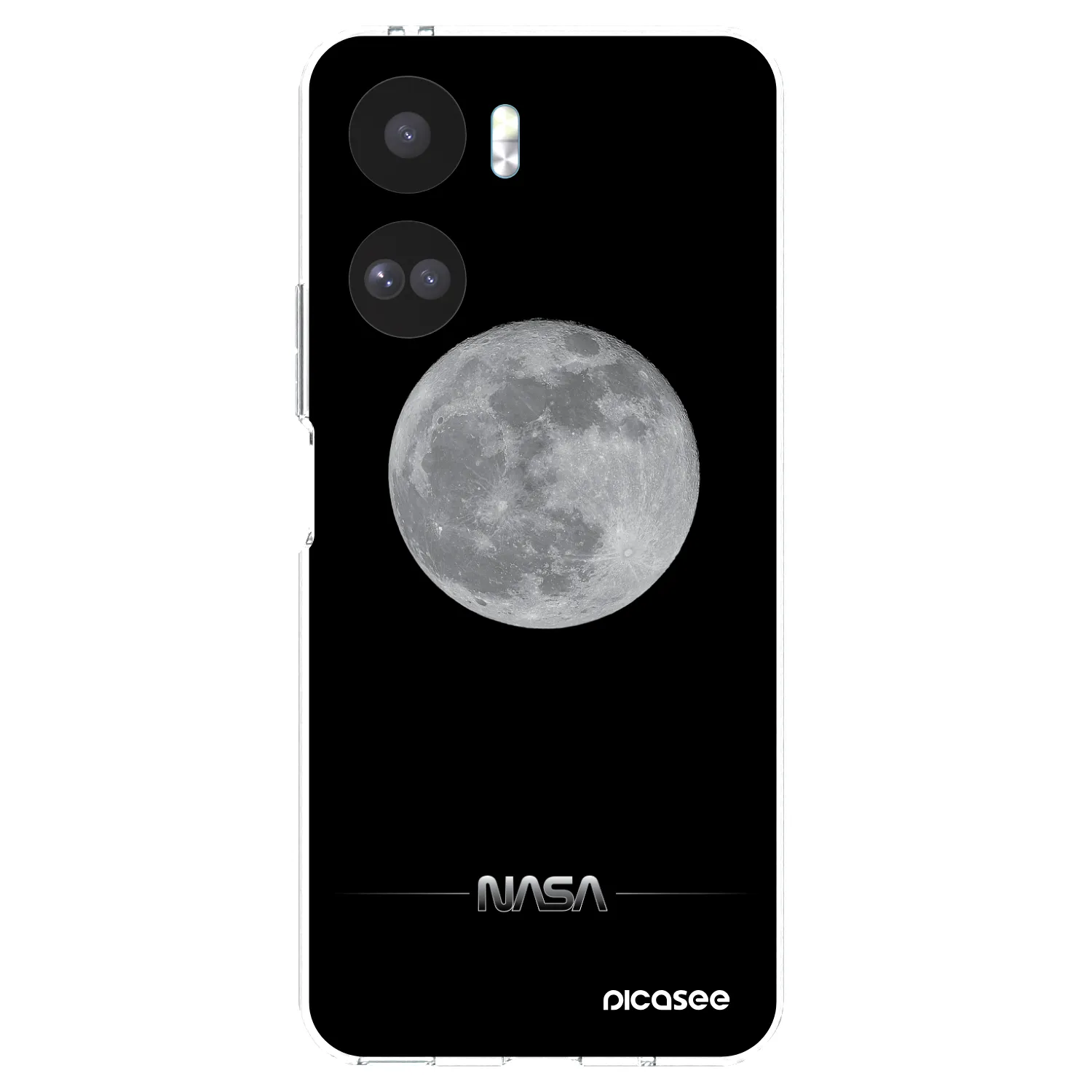 Picasee átlátszó szilikon tok az alábbi mobiltelefonokra Honor 90 Lite 5G - Moon Minimal