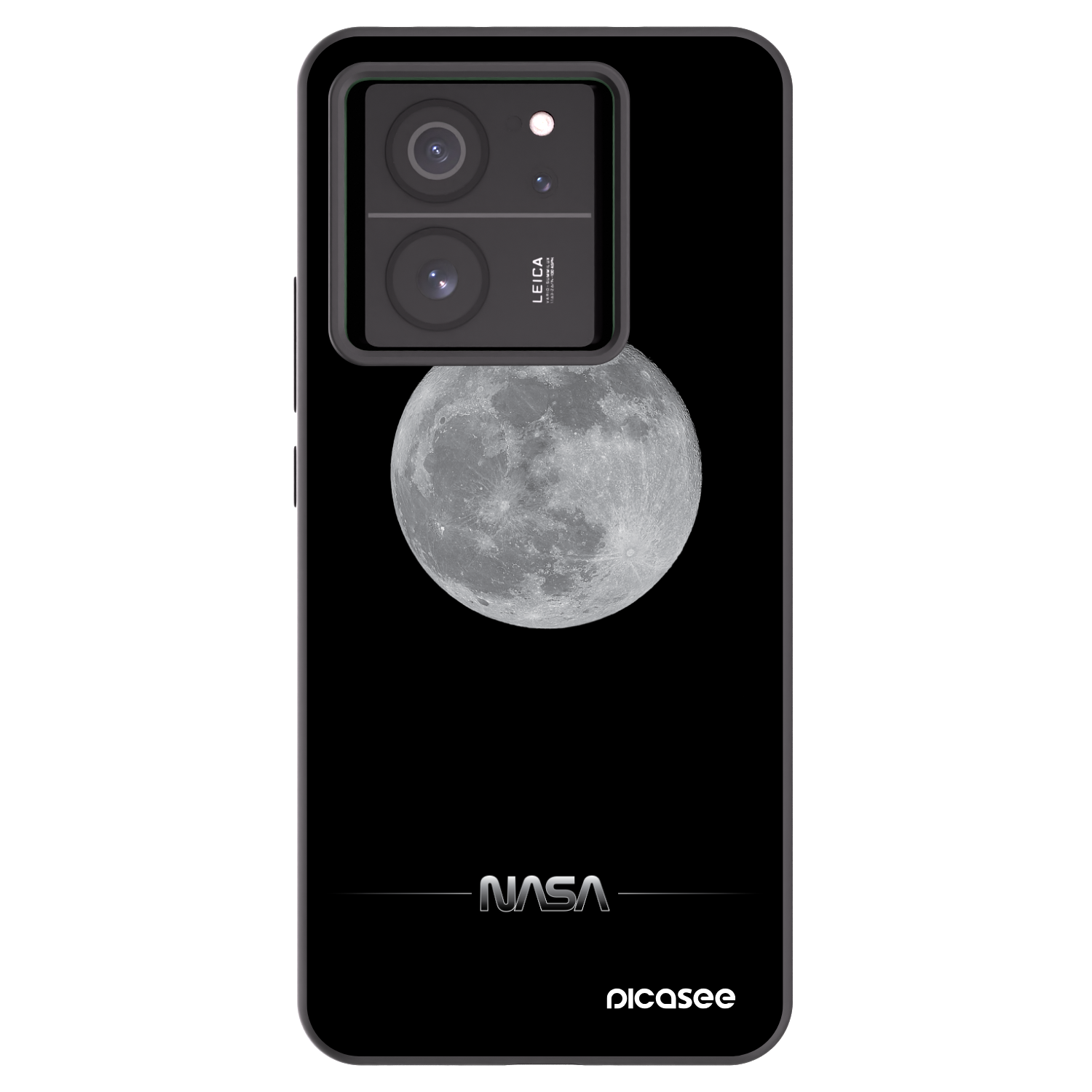 Picasee fekete szilikon tok az alábbi mobiltelefonokra Xiaomi 13T - Moon Minimal