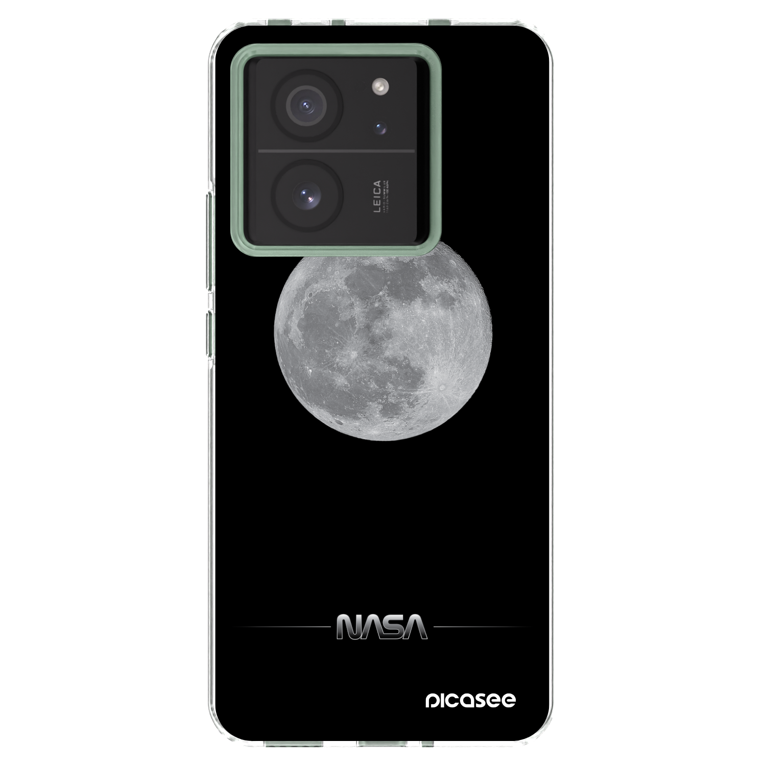 Picasee átlátszó szilikon tok az alábbi mobiltelefonokra Xiaomi 13T Pro - Moon Minimal