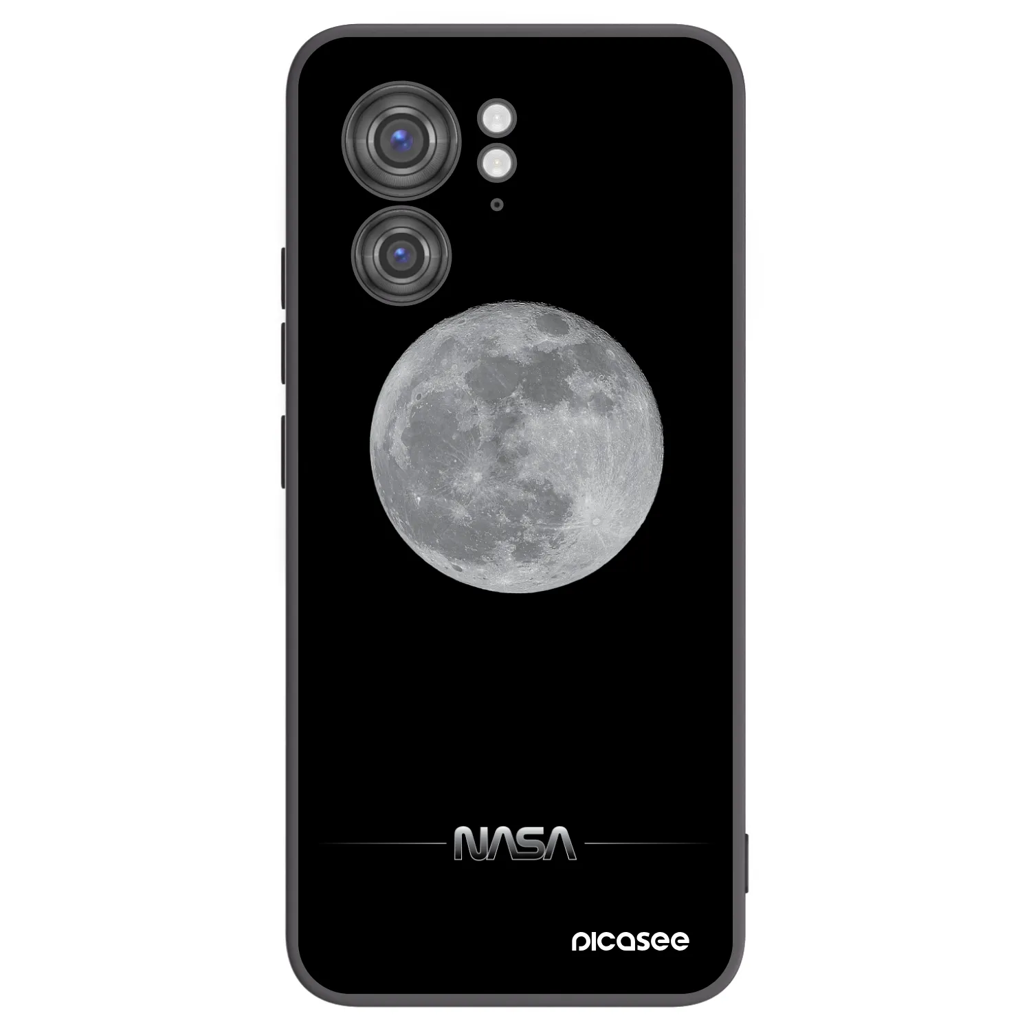 Picasee fekete szilikon tok az alábbi mobiltelefonokra Motorola Edge 40 - Moon Minimal