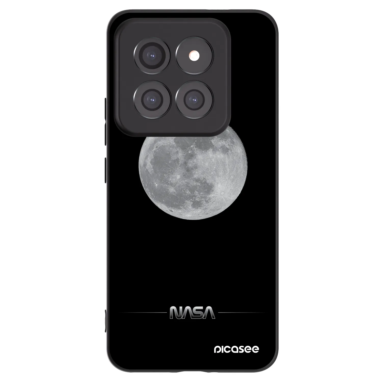 Picasee fekete szilikon tok az alábbi mobiltelefonokra Xiaomi 14 Pro - Moon Minimal