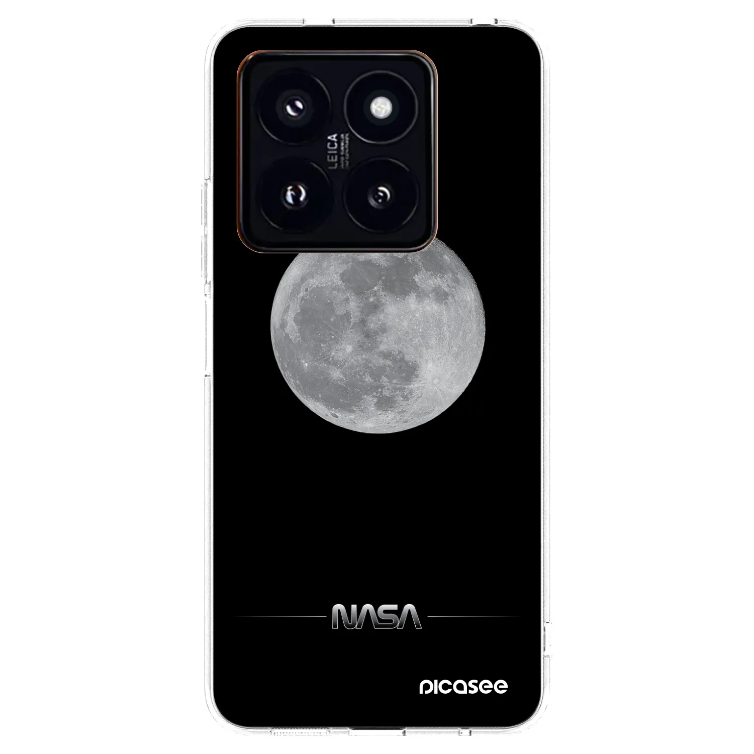 Picasee átlátszó szilikon tok az alábbi mobiltelefonokra Xiaomi 14 Pro - Moon Minimal