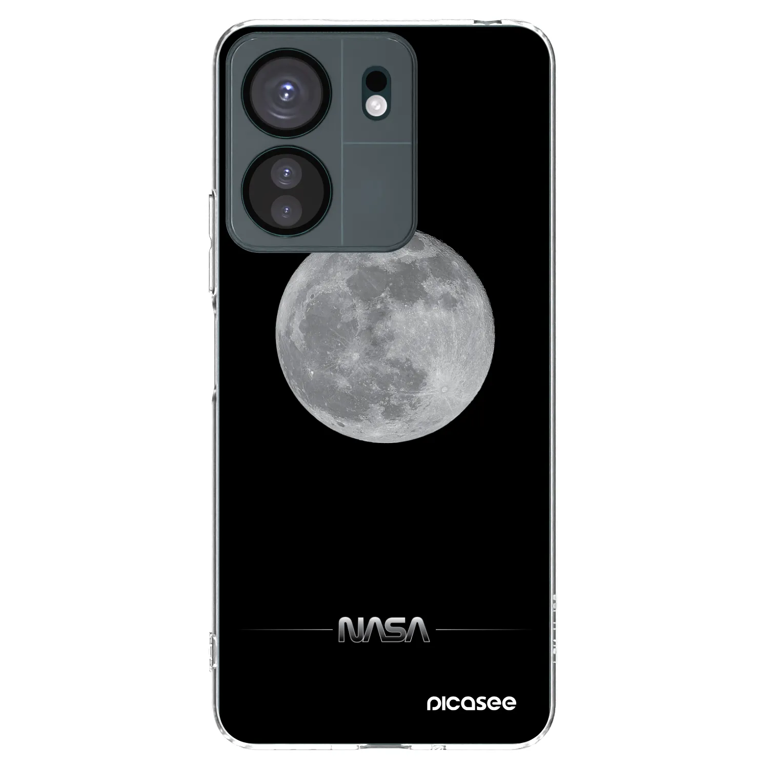 Picasee átlátszó szilikon tok az alábbi mobiltelefonokra Xiaomi Redmi 13C 4G - Moon Minimal