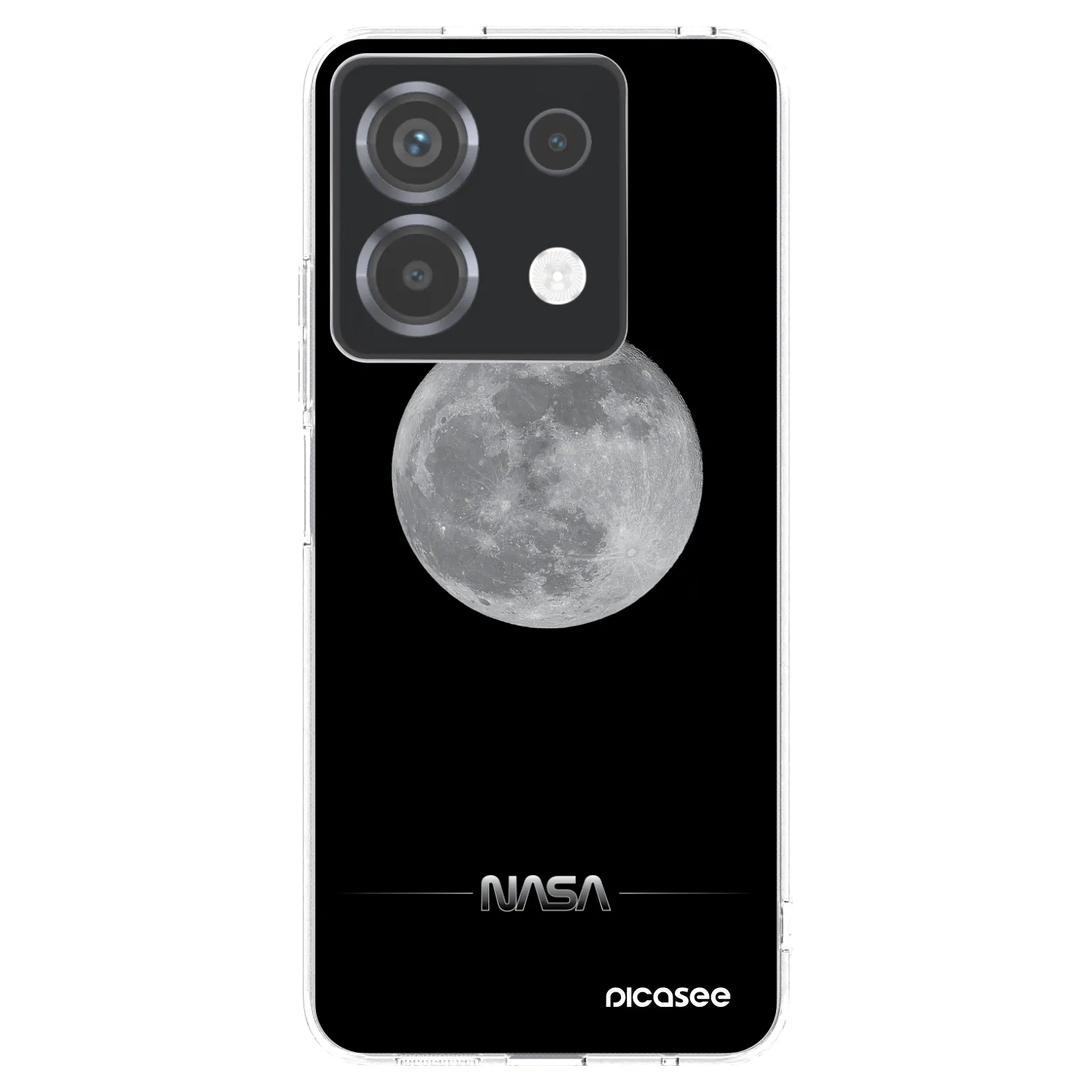 Picasee átlátszó szilikon tok az alábbi mobiltelefonokra Xiaomi Poco X6 - Moon Minimal