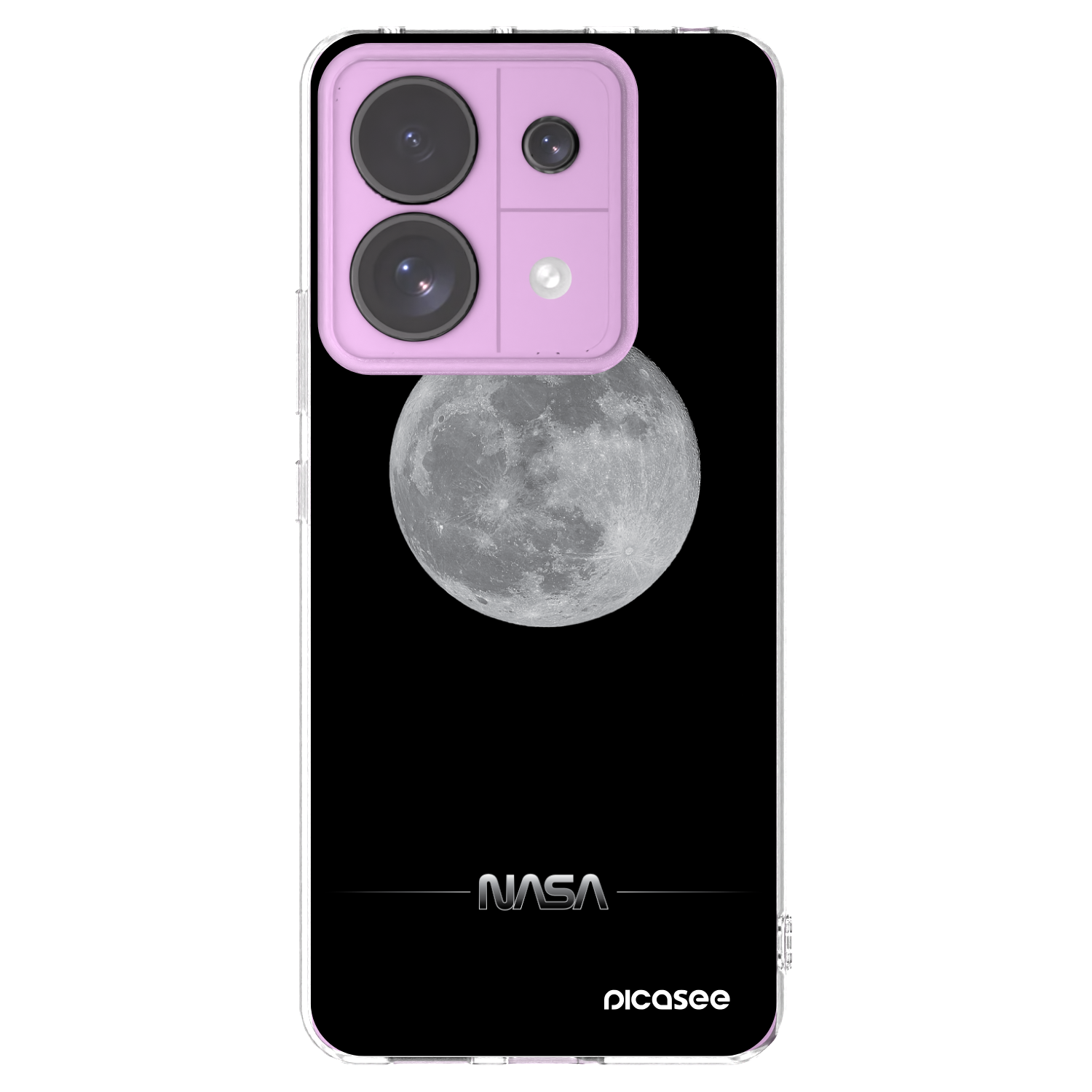 Picasee átlátszó szilikon tok az alábbi mobiltelefonokra Xiaomi Redmi Note 13 Pro 5G - Moon Minimal