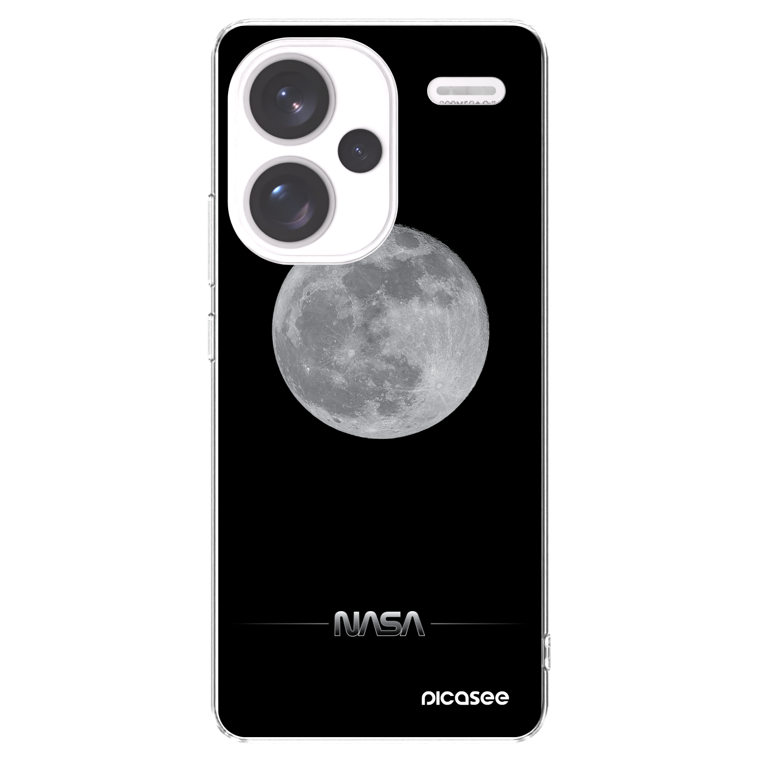 Picasee átlátszó szilikon tok az alábbi mobiltelefonokra Xiaomi Redmi Note 13 Pro+ 5G - Moon Minimal