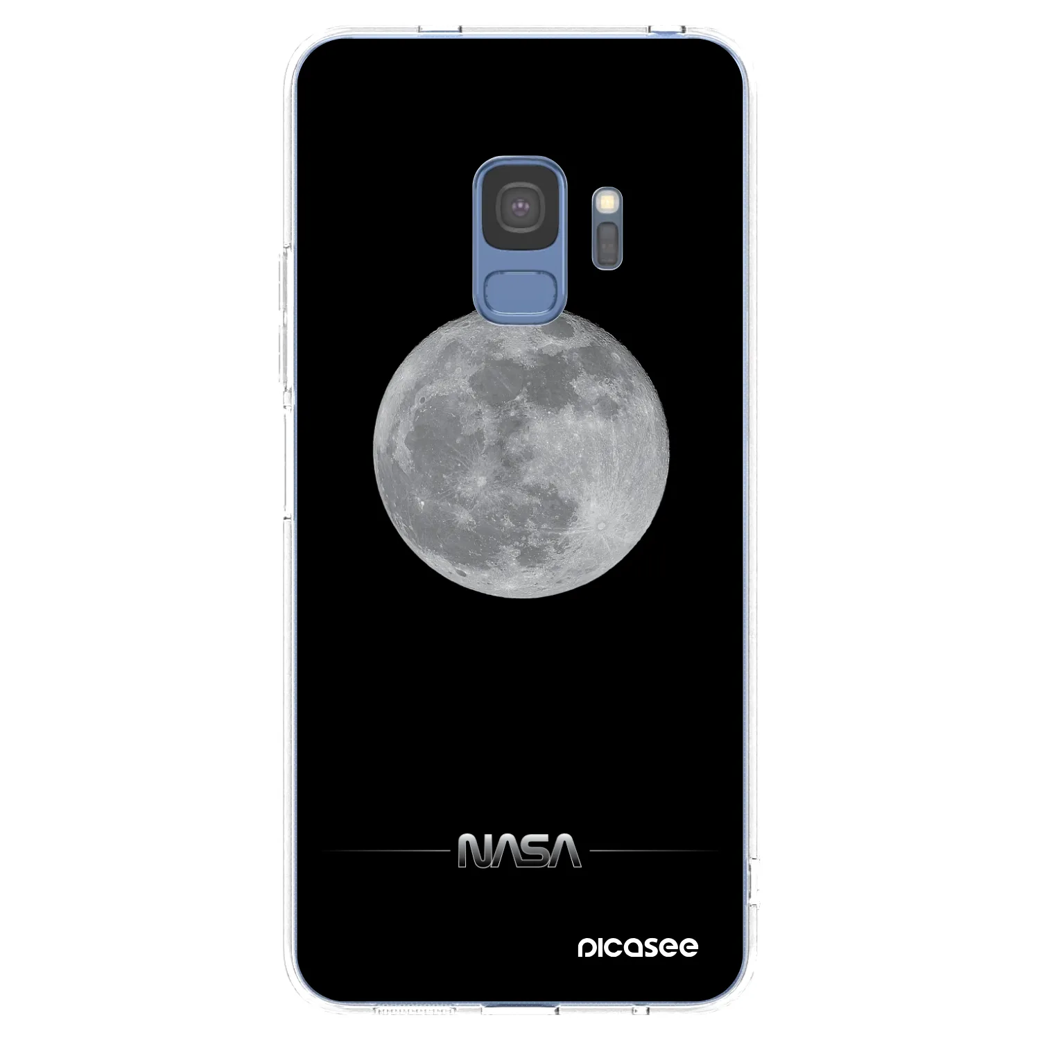 Picasee átlátszó szilikon tok az alábbi mobiltelefonokra Samsung Galaxy S9 G960F - Moon Minimal
