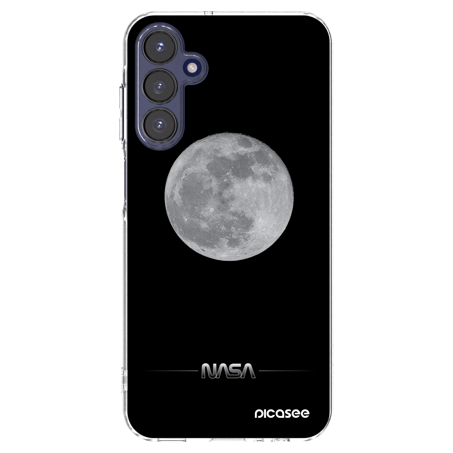 Picasee átlátszó szilikon tok az alábbi mobiltelefonokra Samsung Galaxy A15 A155F 4G - Moon Minimal