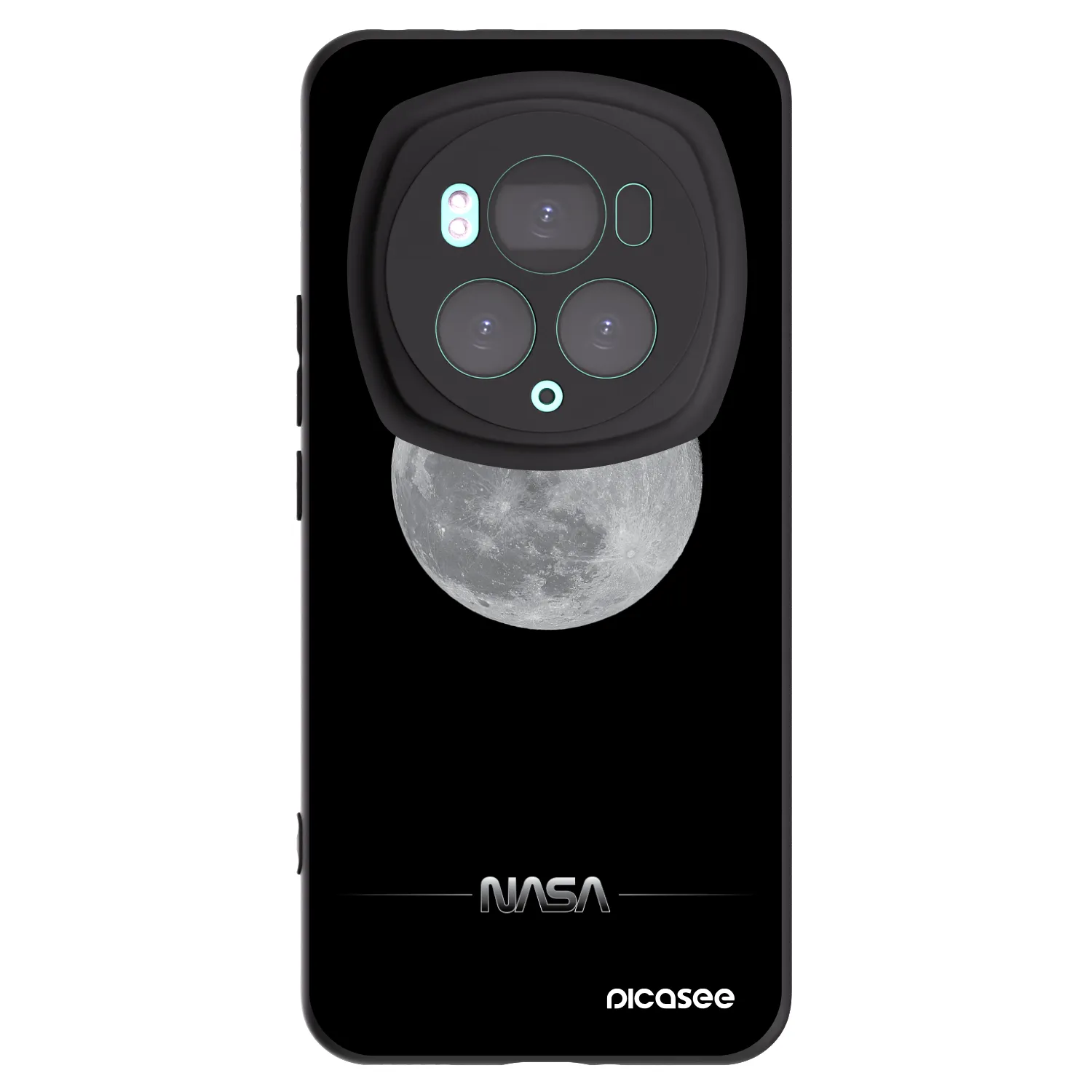 Picasee fekete szilikon tok az alábbi mobiltelefonokra Honor Magic6 Pro - Moon Minimal