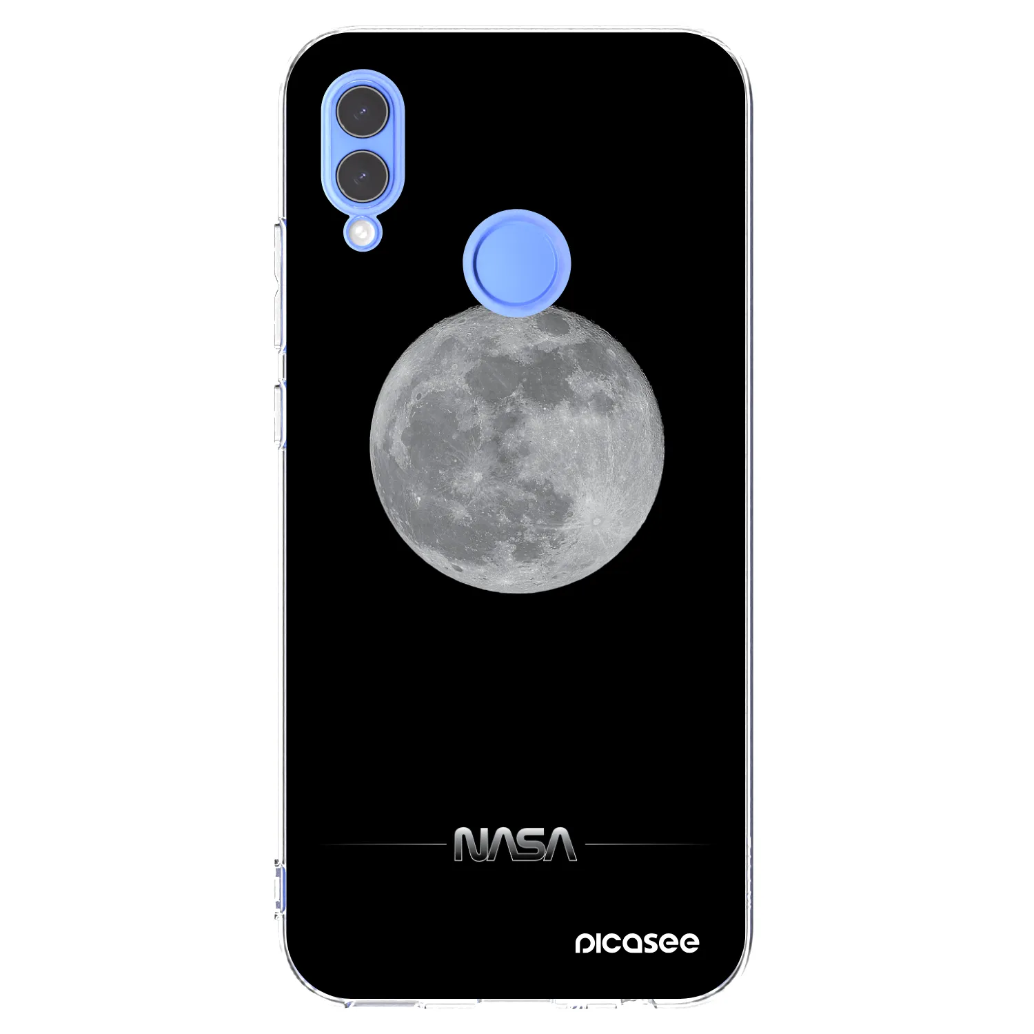 Picasee átlátszó szilikon tok az alábbi mobiltelefonokra Huawei P Smart 2019 - Moon Minimal