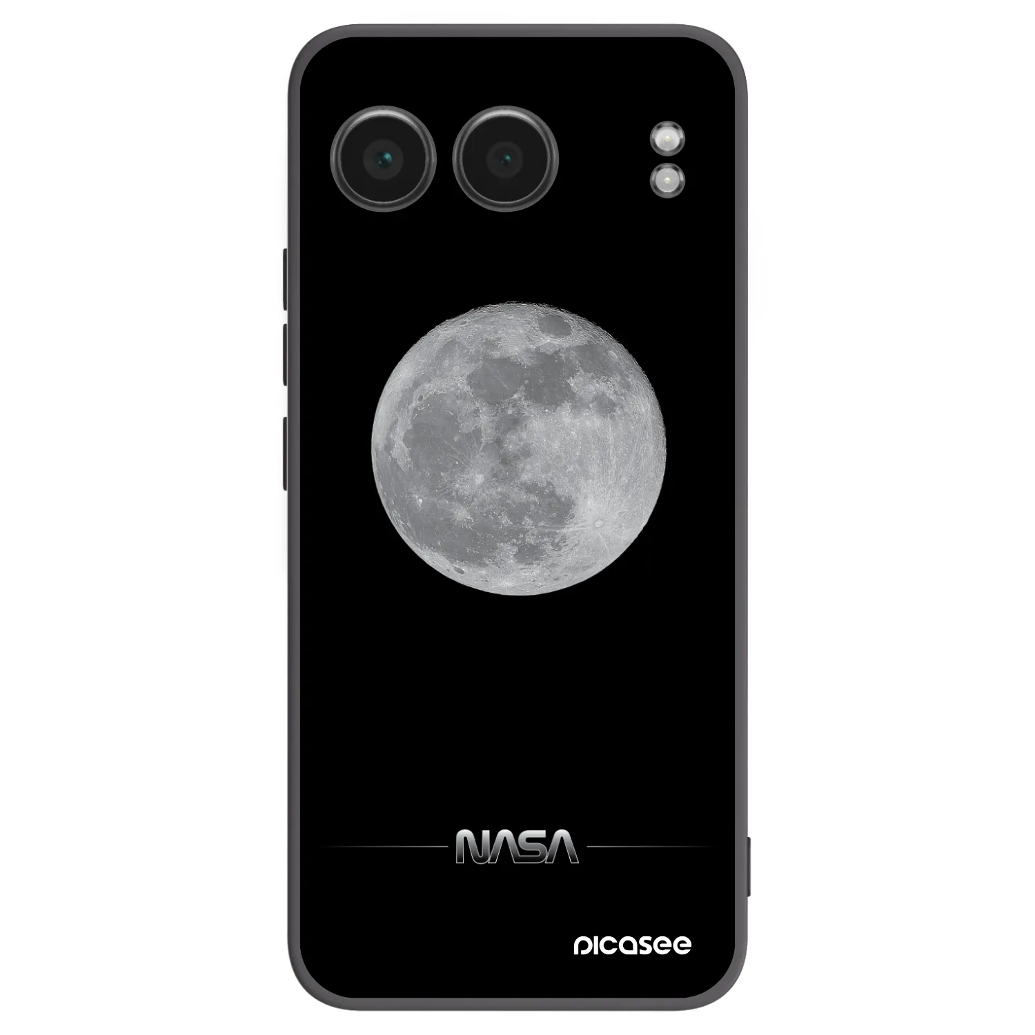 Picasee fekete szilikon tok az alábbi mobiltelefonokra OnePlus Nord 4 - Moon Minimal