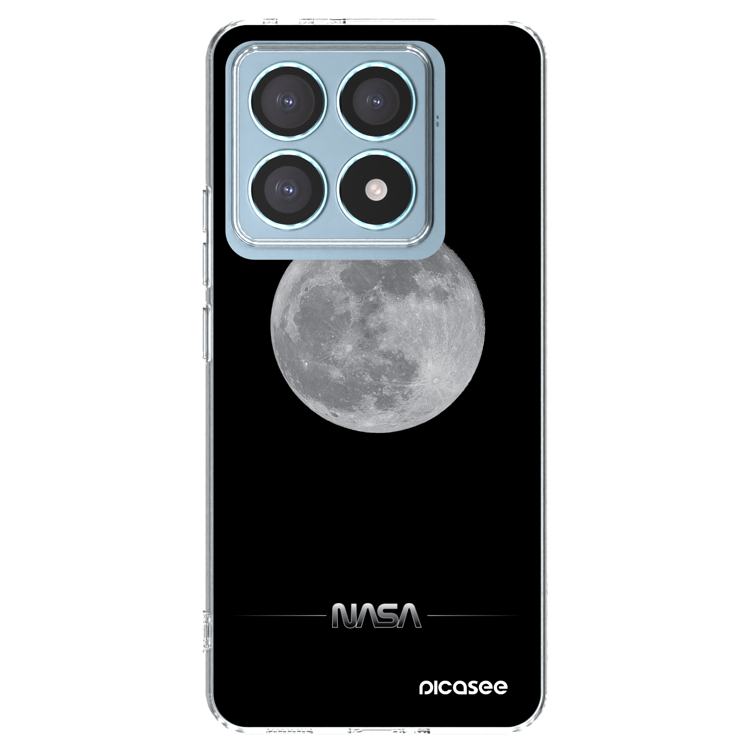 Picasee átlátszó szilikon tok az alábbi mobiltelefonokra Xiaomi 14T Pro - Moon Minimal