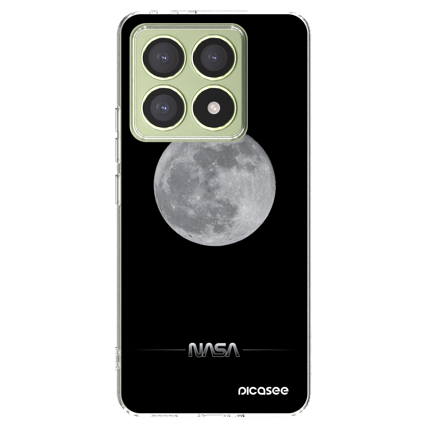 Picasee átlátszó szilikon tok az alábbi mobiltelefonokra Xiaomi 14T - Moon Minimal