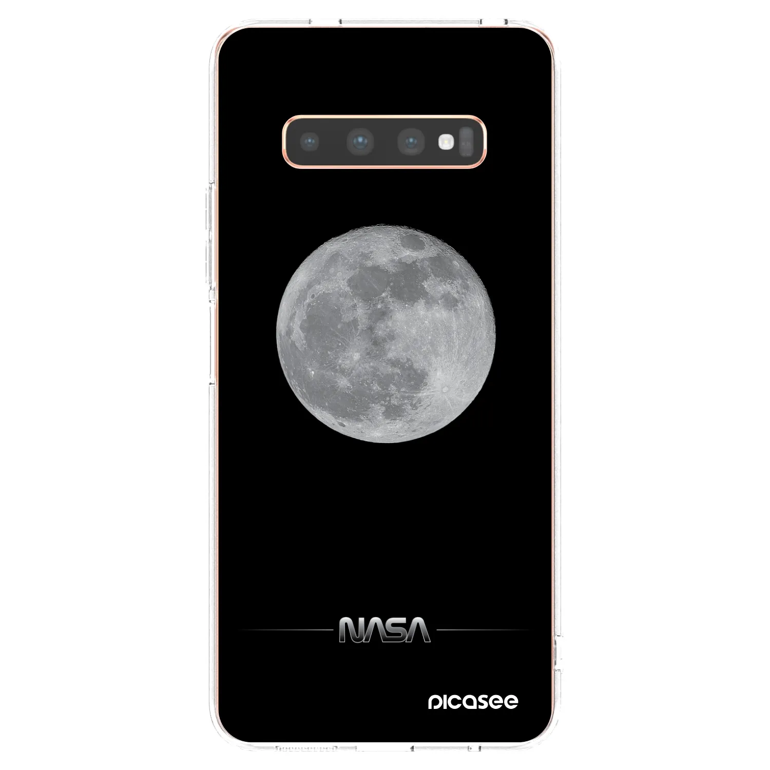 Picasee átlátszó szilikon tok az alábbi mobiltelefonokra Samsung Galaxy S10 Plus G975 - Moon Minimal