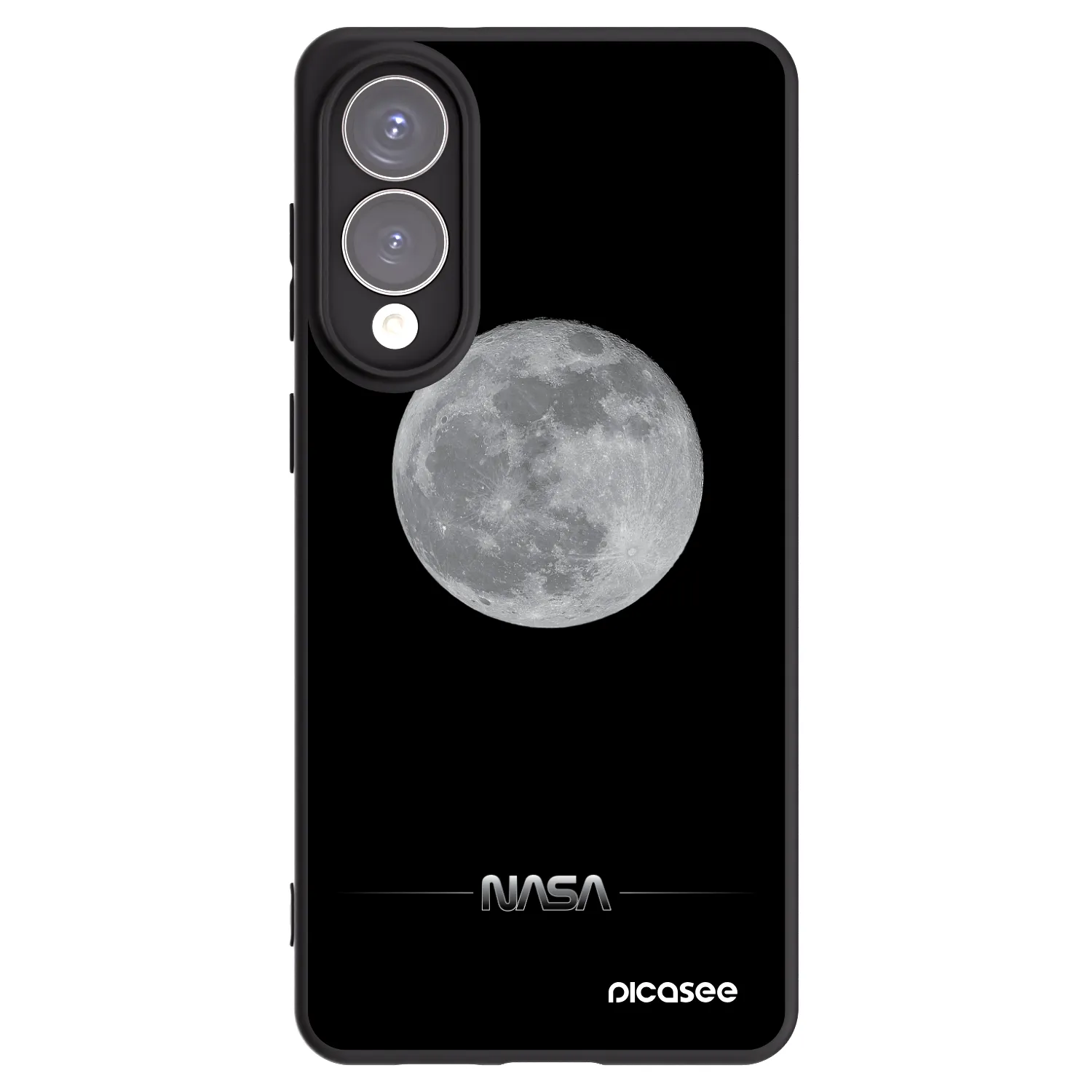 Picasee fekete szilikon tok az alábbi mobiltelefonokra Samsung Galaxy S25 Edge 5G - Moon Minimal