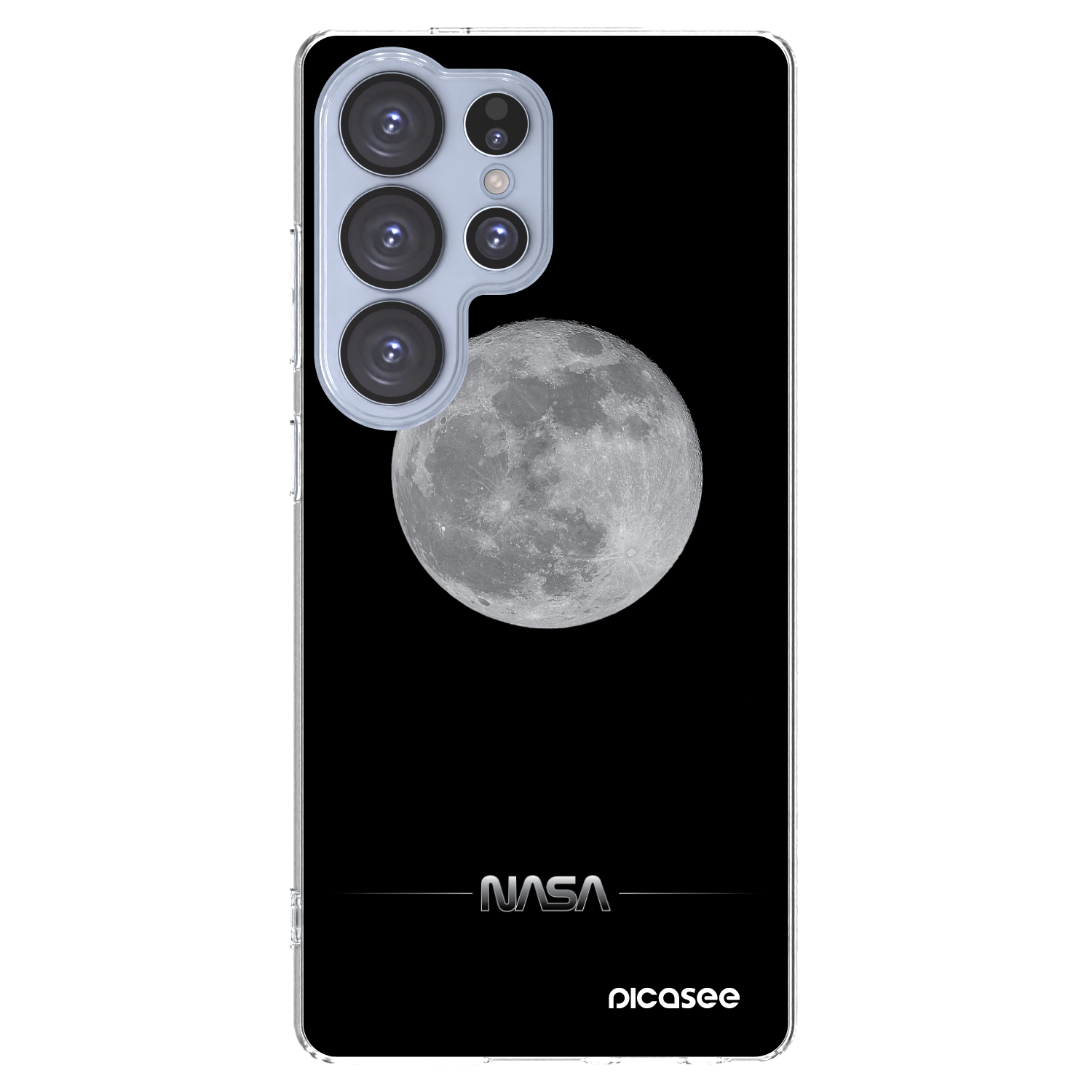 Picasee átlátszó szilikon tok az alábbi mobiltelefonokra Samsung Galaxy S25 Ultra 5G - Moon Minimal