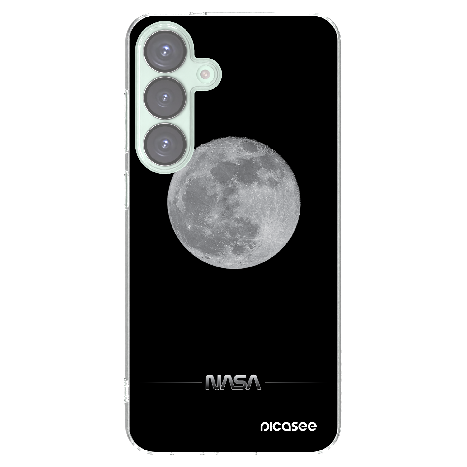 Picasee átlátszó szilikon tok az alábbi mobiltelefonokra Samsung Galaxy S25+ 5G - Moon Minimal