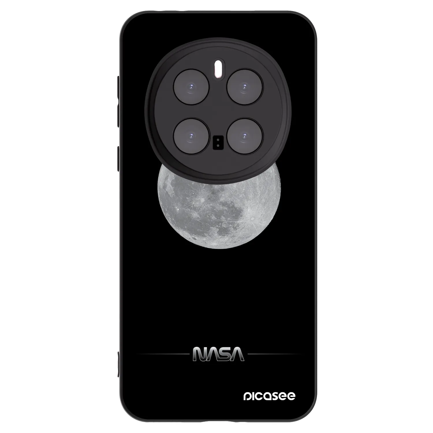 Picasee fekete szilikon tok az alábbi mobiltelefonokra Honor Magic7 Pro 5G - Moon Minimal