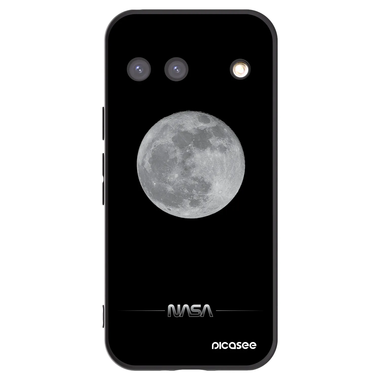 Picasee fekete szilikon tok az alábbi mobiltelefonokra Google Pixel 9 - Moon Minimal