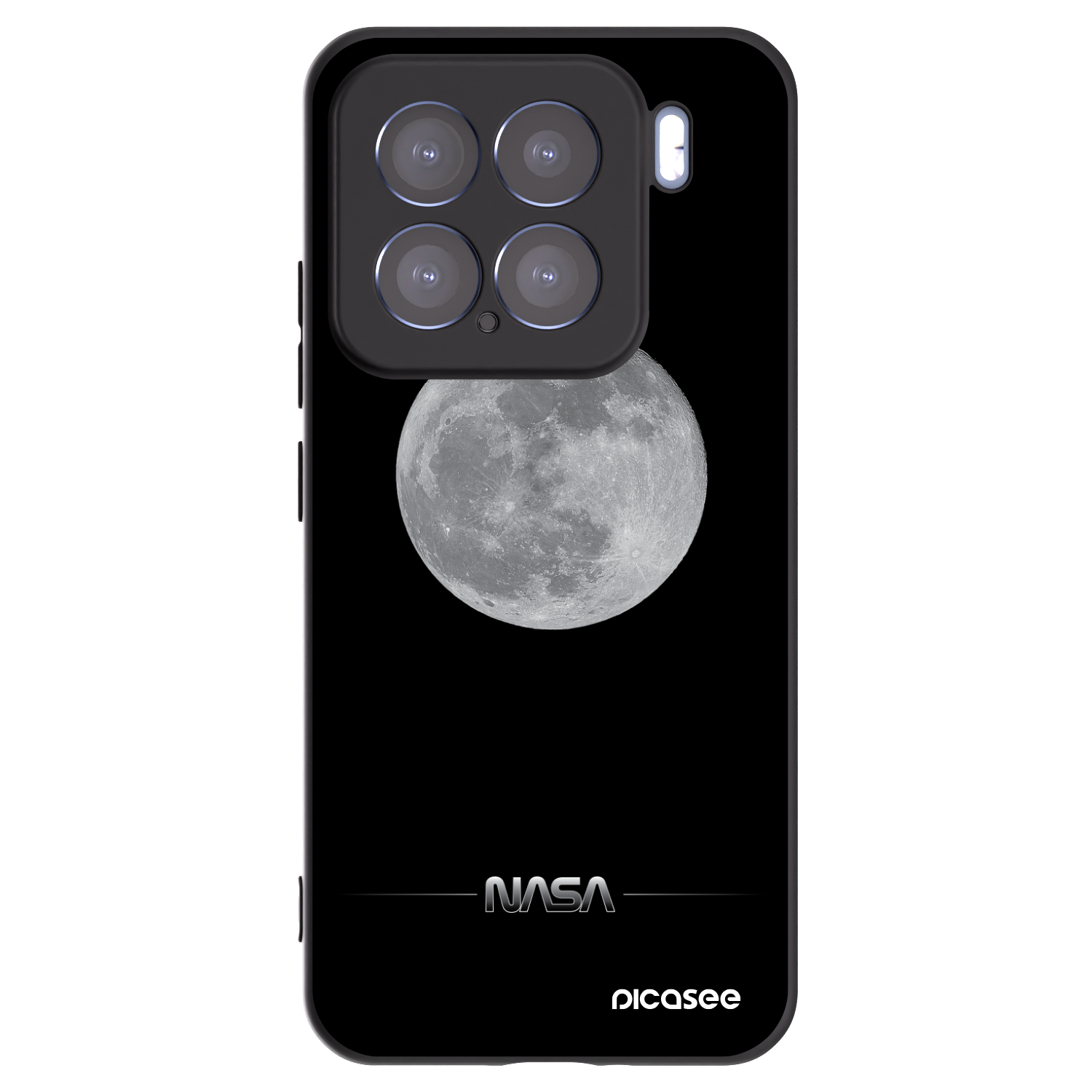 Picasee fekete szilikon tok az alábbi mobiltelefonokra Xiaomi 15 - Moon Minimal