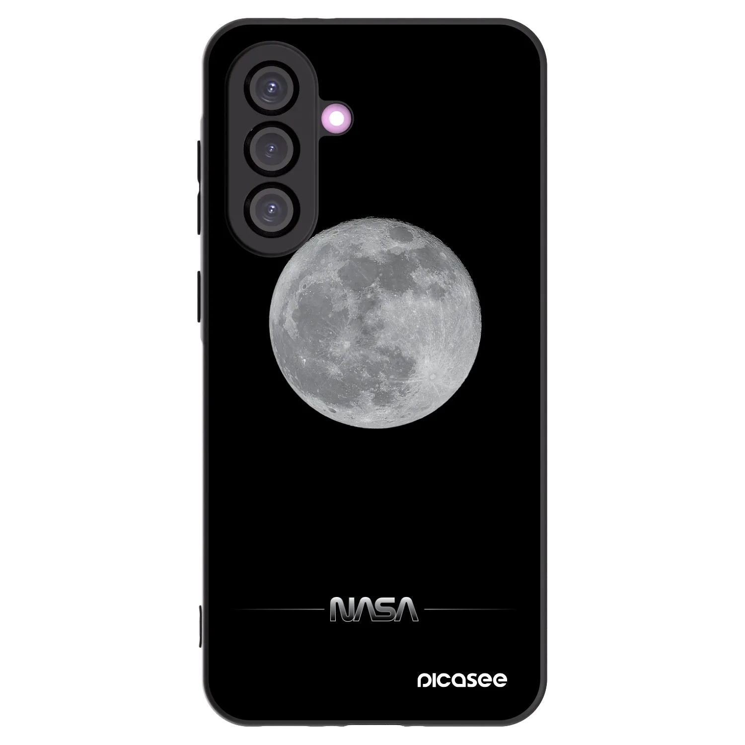 Picasee fekete szilikon tok az alábbi mobiltelefonokra Samsung Galaxy A56 5G A566B - Moon Minimal