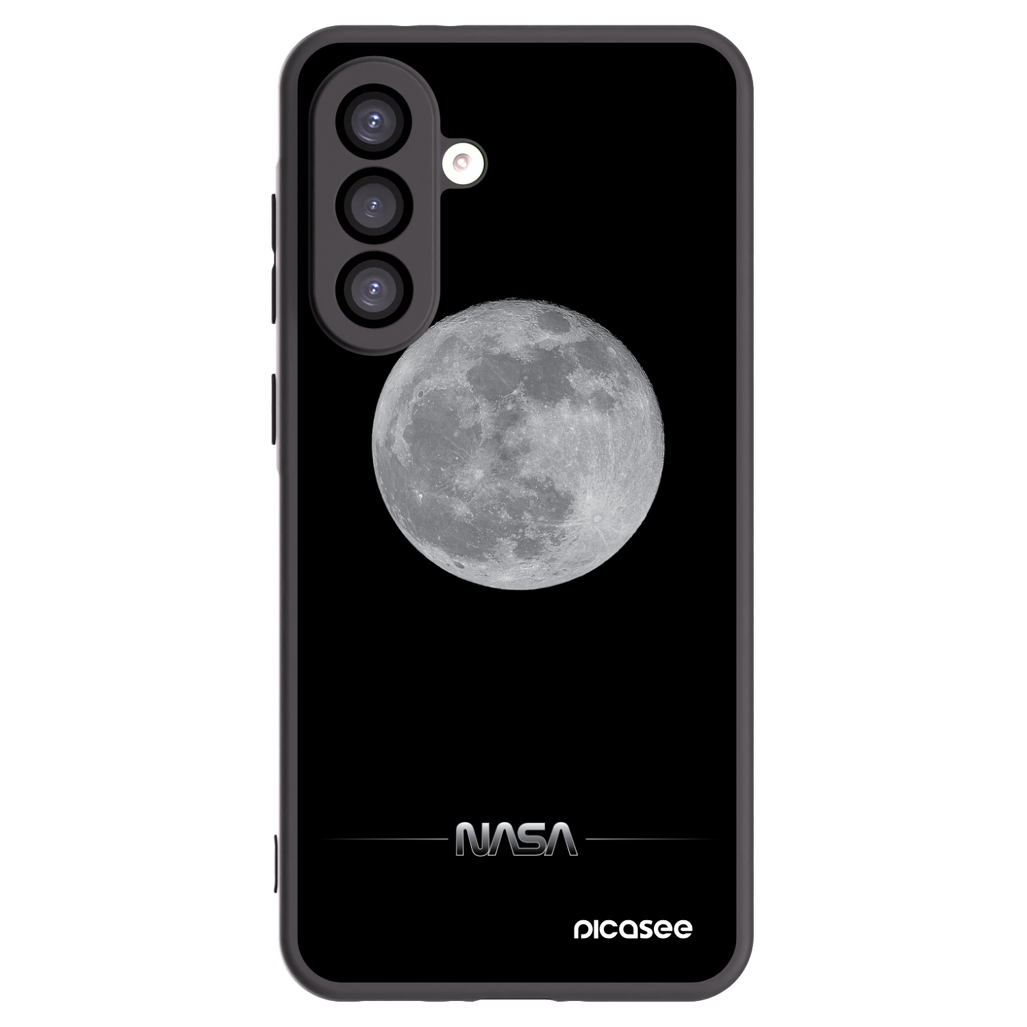 Picasee fekete szilikon tok az alábbi mobiltelefonokra Samsung Galaxy A26 5G A266B - Moon Minimal