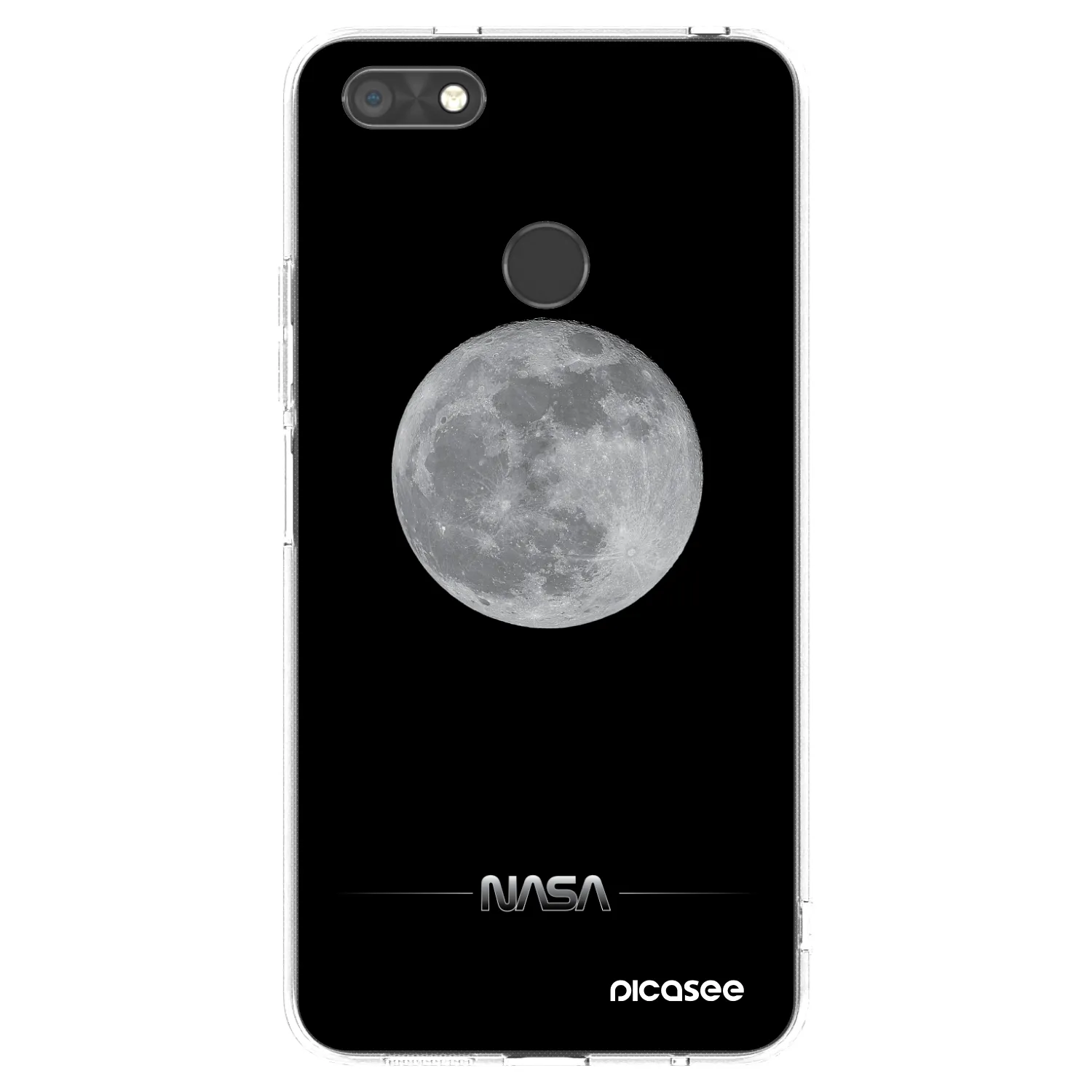 Picasee átlátszó szilikon tok az alábbi mobiltelefonokra Huawei P9 Lite Mini - Moon Minimal