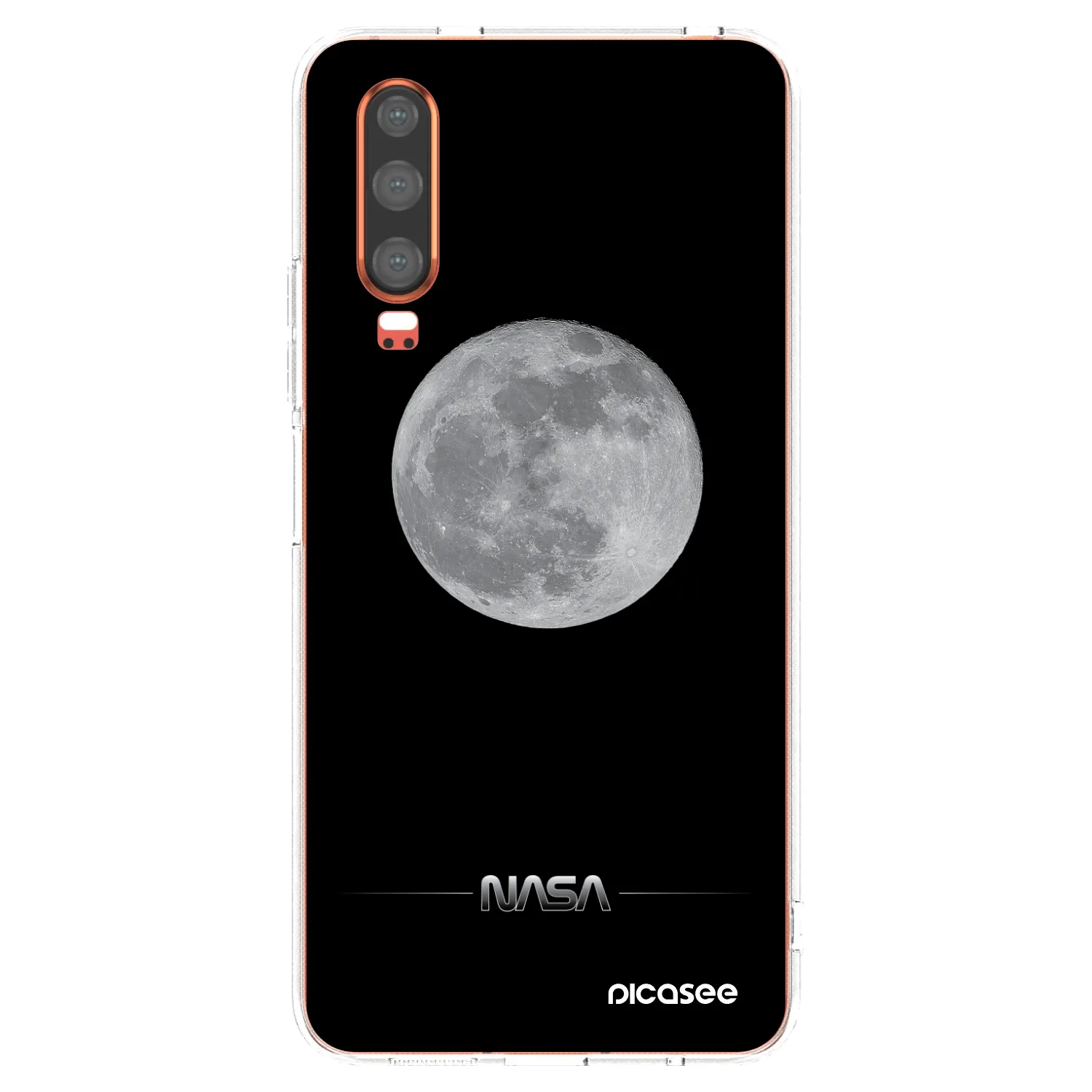 Picasee átlátszó szilikon tok az alábbi mobiltelefonokra Huawei P30 - Moon Minimal