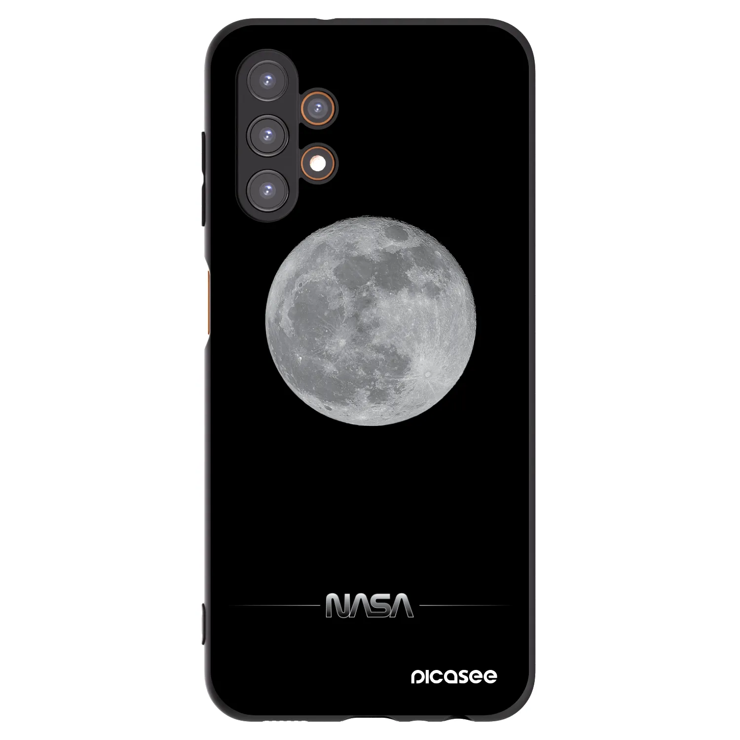 Picasee fekete szilikon tok az alábbi mobiltelefonokra Samsung Galaxy A13 5G - Moon Minimal