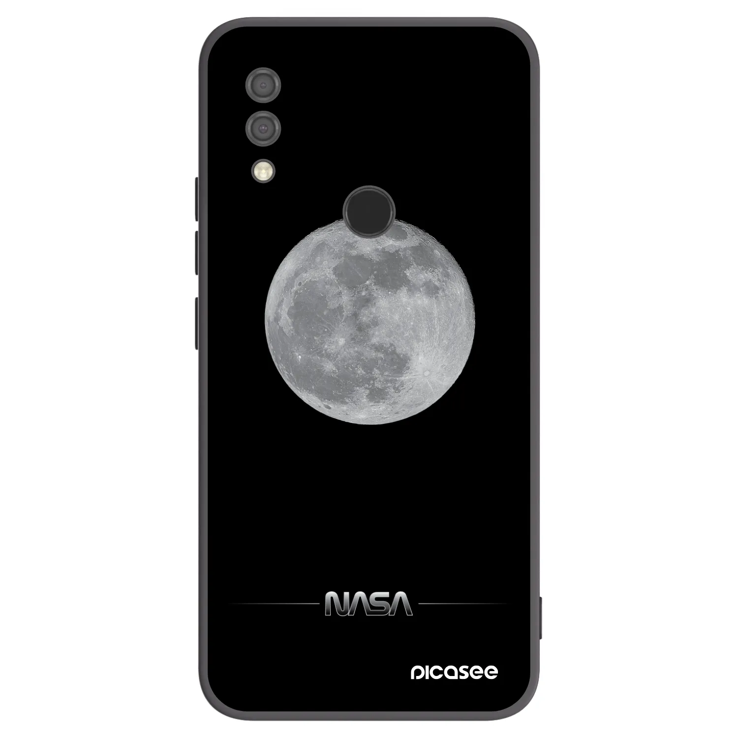 Picasee fekete szilikon tok az alábbi mobiltelefonokra Xiaomi Redmi 7 - Moon Minimal